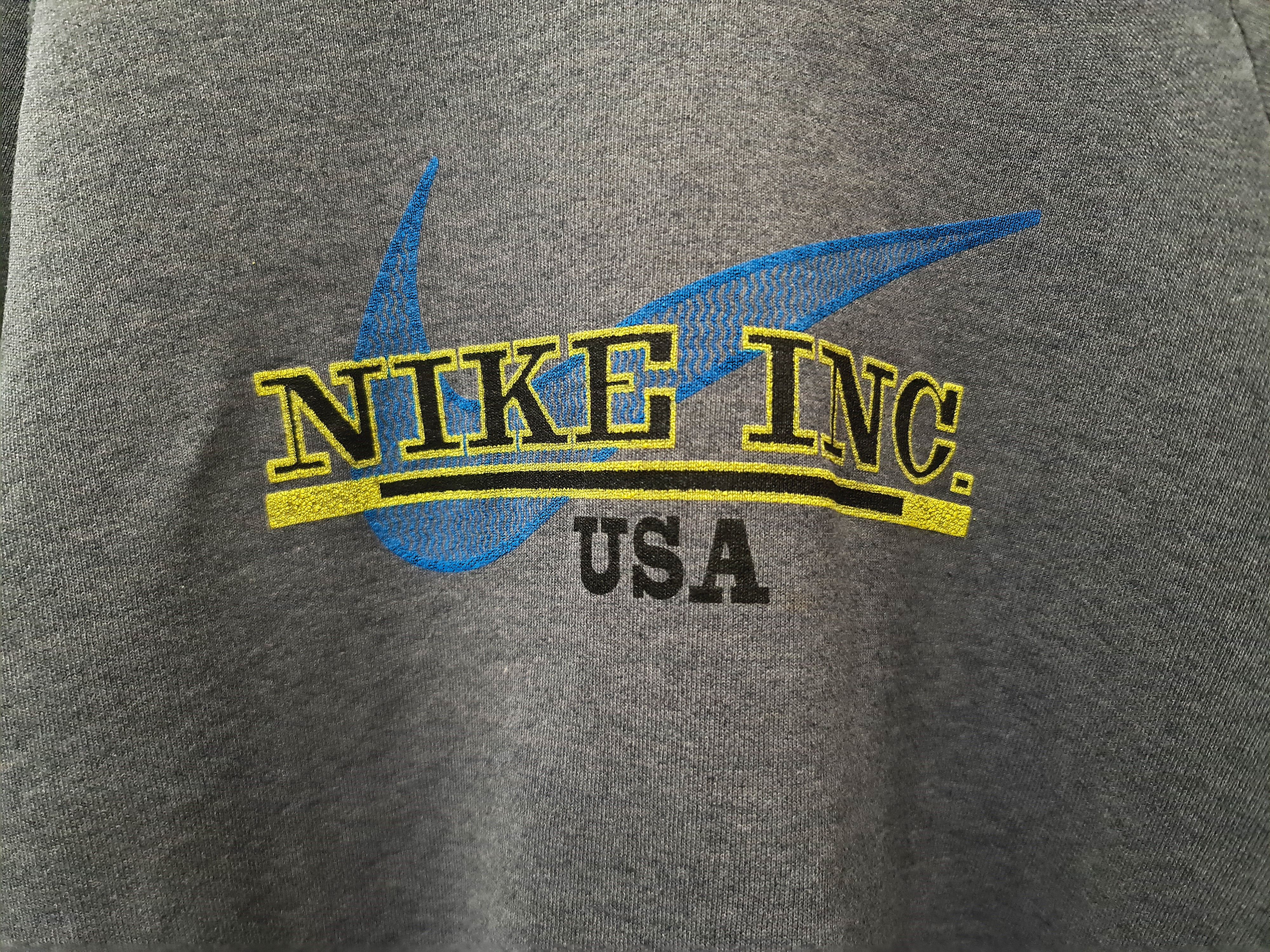 Nike 90s Vintage Nike Black Tab Y2K USA LOGO Sweatshirt Size US M / EU 48-50 / 2 - 4 Thumbnail