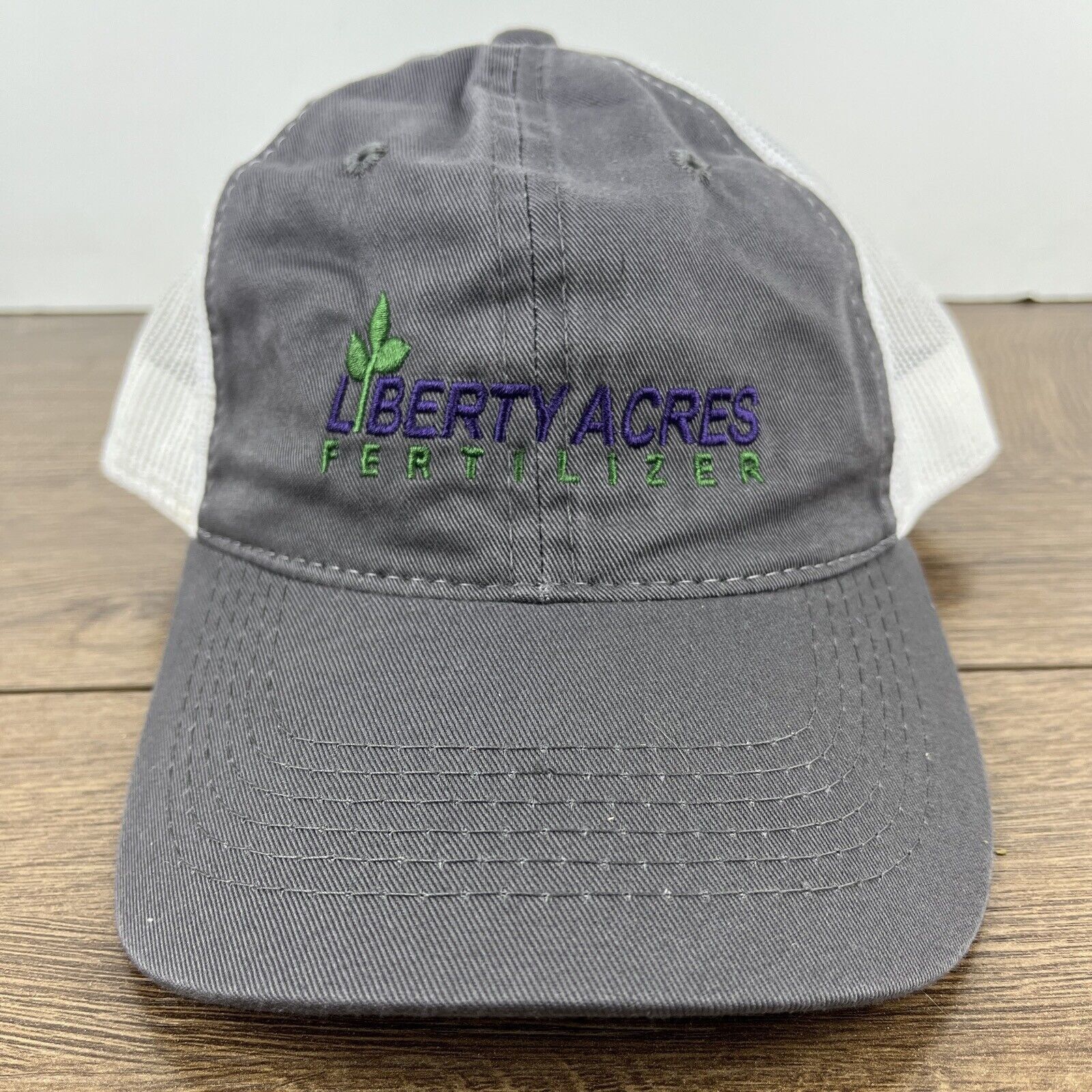 Other Liberty Acres Fertilizer Hat Gray Hat Adjustable Adult Size Size ONE SIZE - 3 Thumbnail
