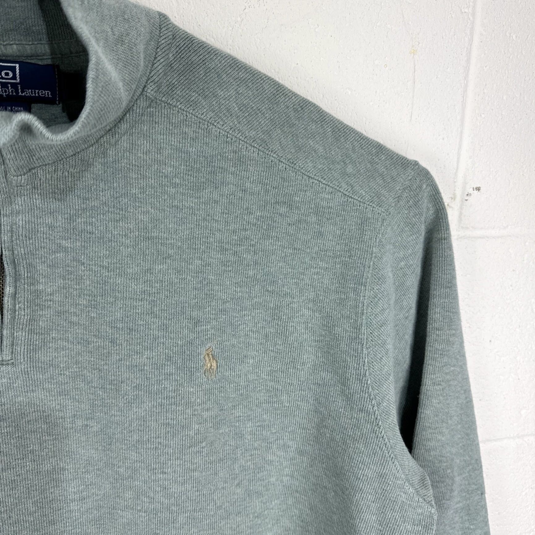Polo Ralph Lauren Polo Ralph Lauren Sweater Shirt Men 2XL Green 1/4 Zip Knit Pony Logo Mock Neck Pullover Christmas? (Note: No extra words) Size US XXL / EU 58 / 5 - 5 Thumbnail