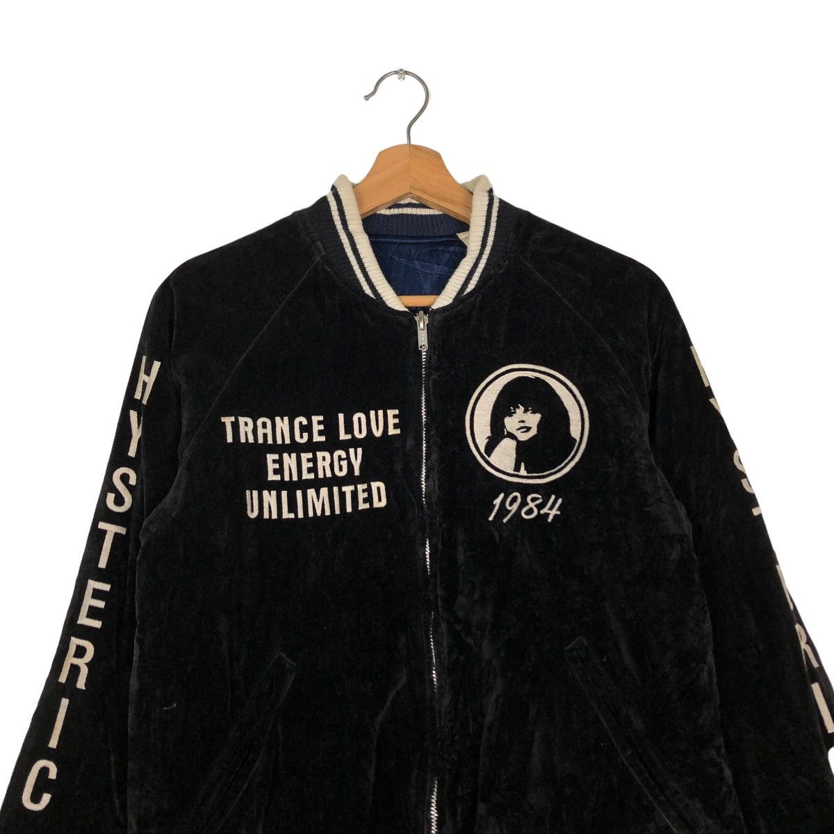 Hysteric Glamour 🔥VINTAGE 1984 HYSTERIC GLAMOUR TRANCE LOVE ENERGY UNLIMITED Size US M / EU 48-50 / 2 - 4 Thumbnail