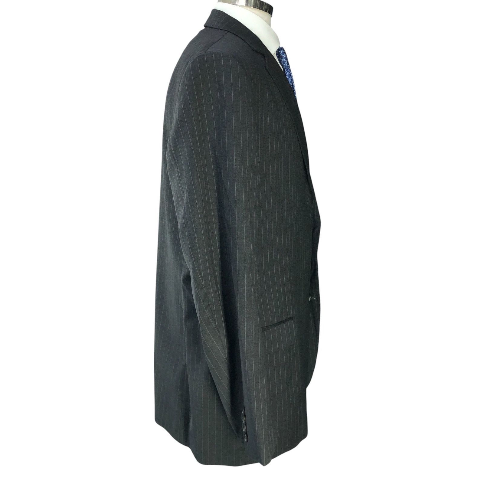 Brooks Brothers Brooks Brothers 1818 Sz 46L Suit Drop 5 Pinstripe *TINY FLAW Size 46L - 9 Thumbnail