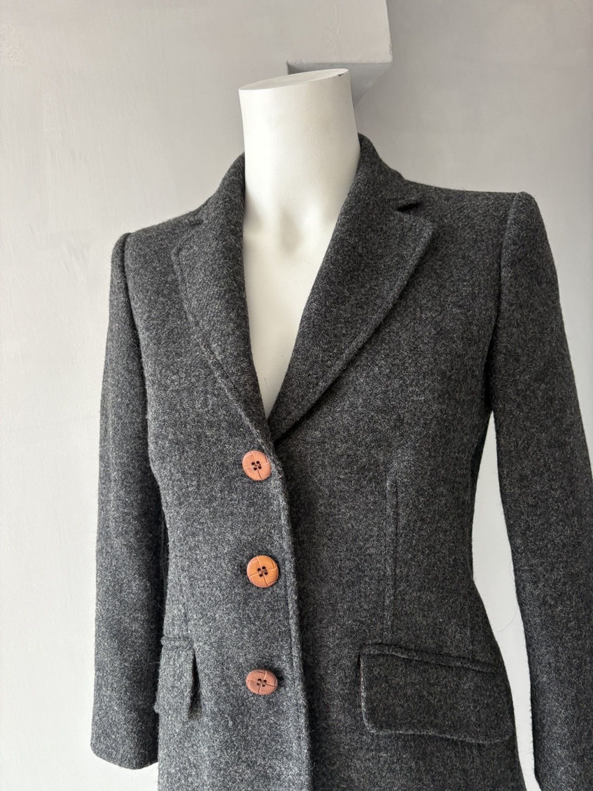Elisabetta Franchi Elizabeth Ascot wool blazer Size S / US 4 / IT 40 - 11 Thumbnail