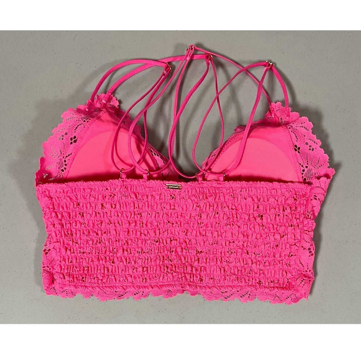 Victoria's Secret Victoria’s Secret Pink Floral Lace Bra Bralette Size S 🩷✨ Size S / US 4 / IT 40 - 3 Thumbnail