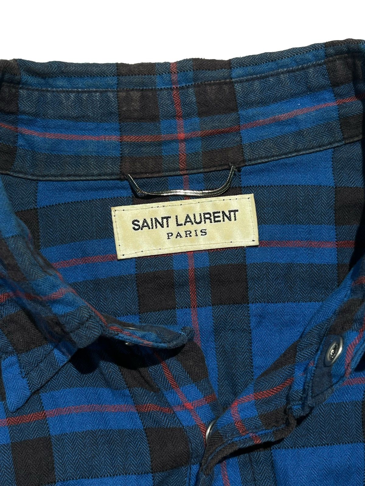 Saint Laurent Paris SS16 Saint Laurent “Surf Sound” Raw Hem Plaid Runway Flannel Size US S / EU 44-46 / 1 - 5 Thumbnail