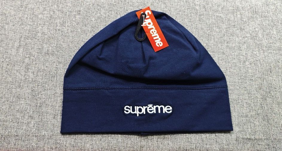 Supreme Supreme Base Layer Beanie Navy | Grailed