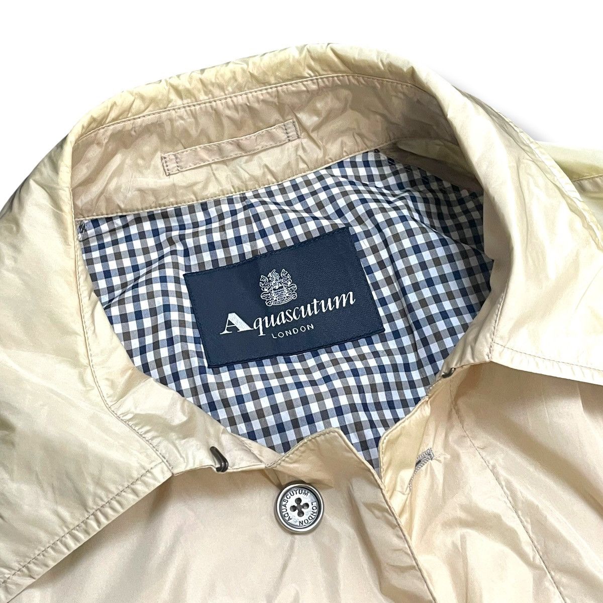 Aquascutum AQUASCUTUM LONDON NYLON BLEND LONG COAT JACKET Size US L / EU 52-54 / 3 - 15 Thumbnail