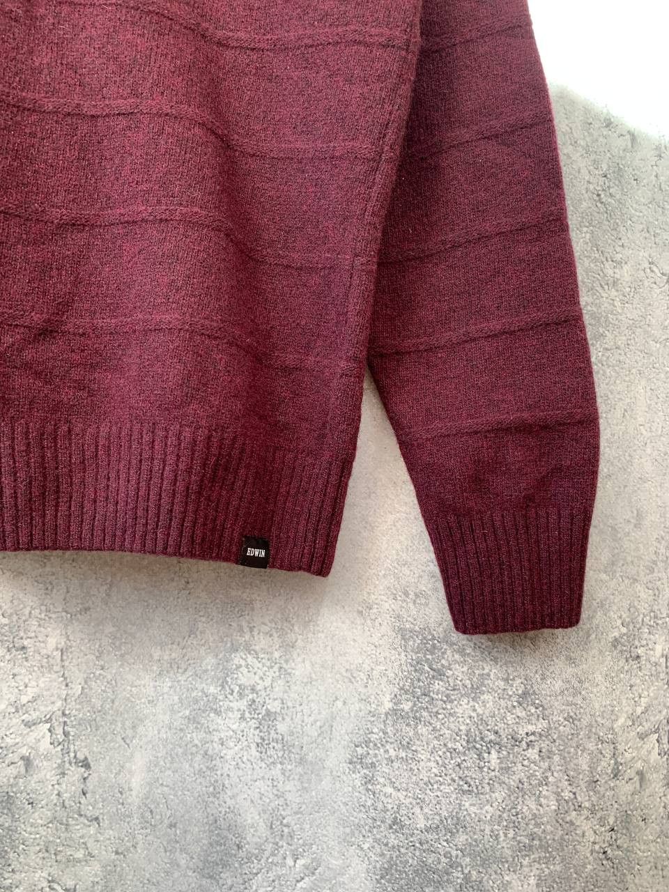 Edwin Edwin Japan Wool Stiped Sweater Jumper Pullover Size US M / EU 48-50 / 2 - 7 Thumbnail