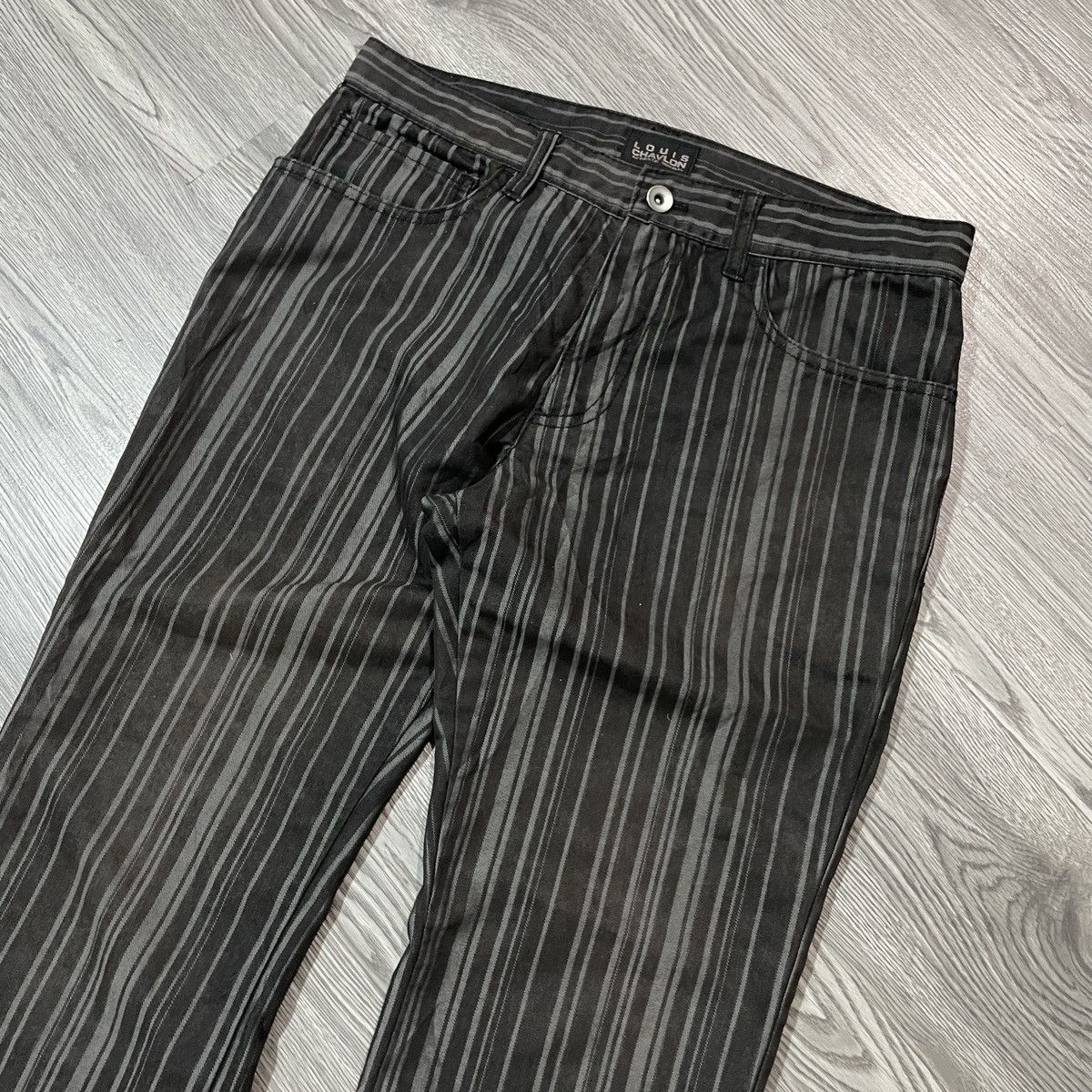 Japanese Brand × Tornado Mart × Vintage Jeans louis chavlon hickory stripe Size US 29 - 2 Thumbnail