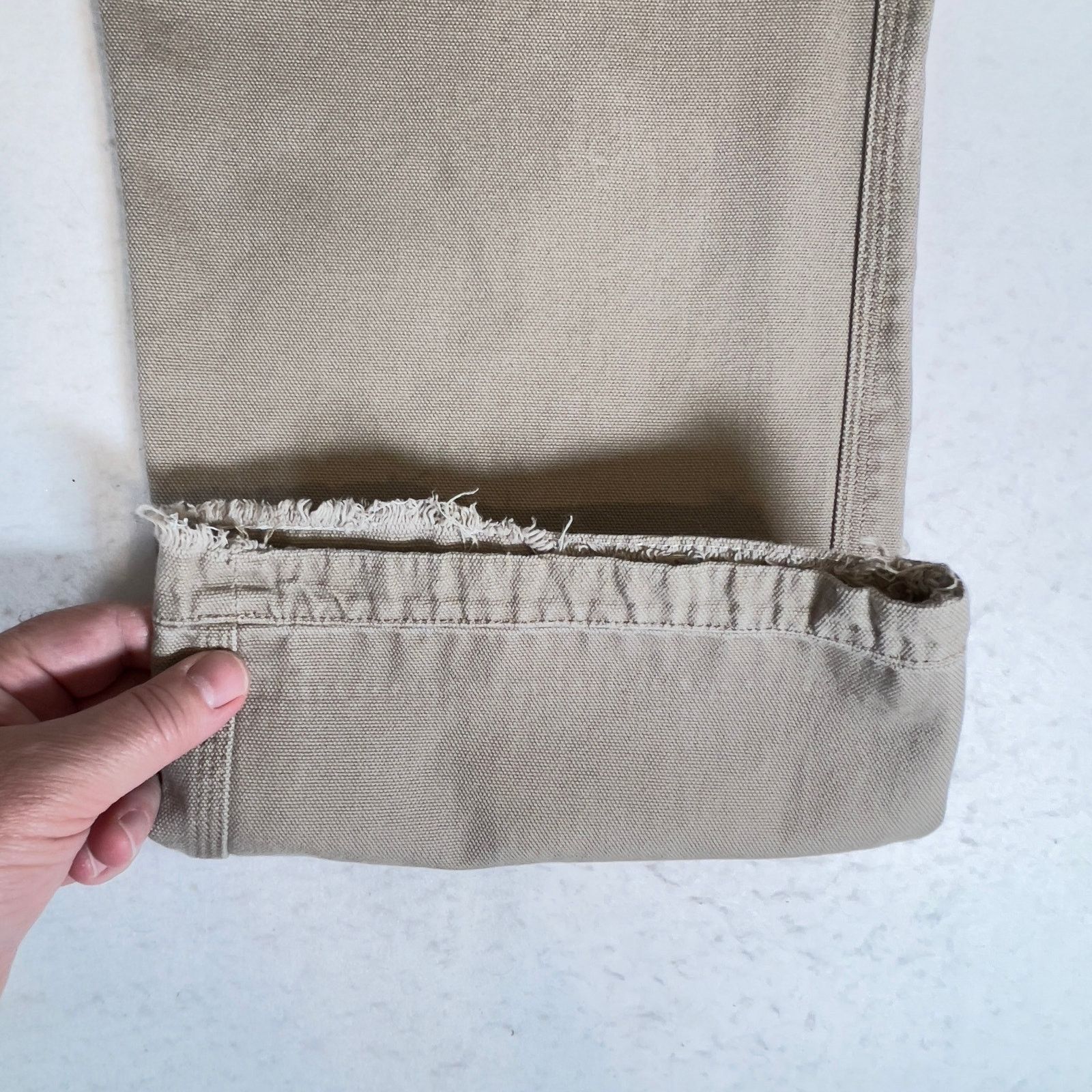 Duluth Trading Company Duluth Trading Co Firehouse Canvas Jeans Mens 40W 30L Gusset Size US 38 / EU 54 - 6 Thumbnail