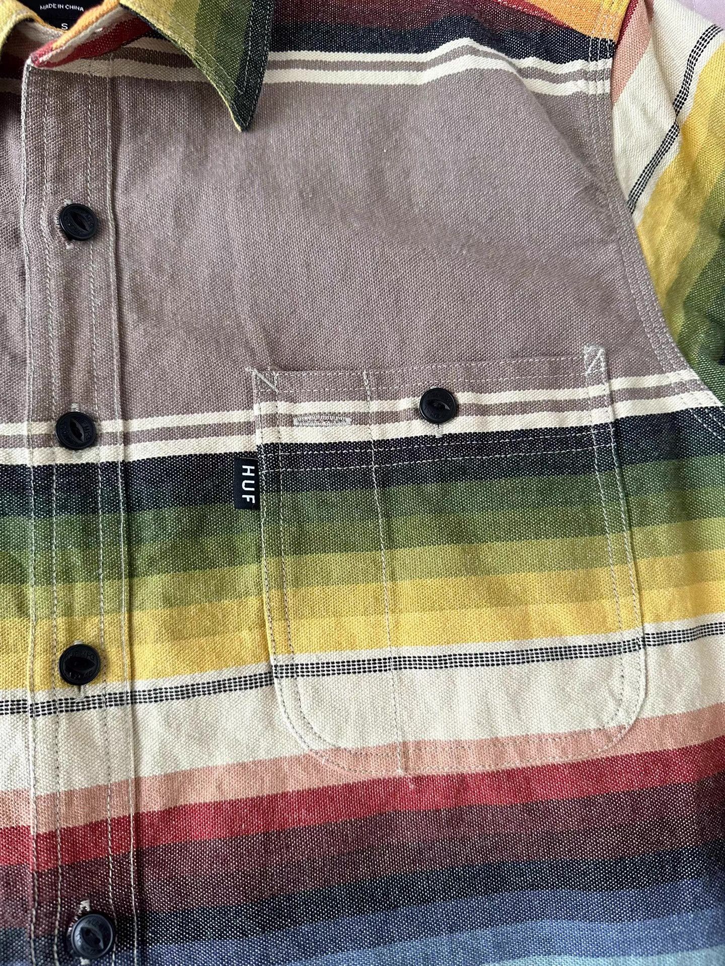 Huf HUF Color Striped Shirt Size US S / EU 44-46 / 1 - 3 Thumbnail