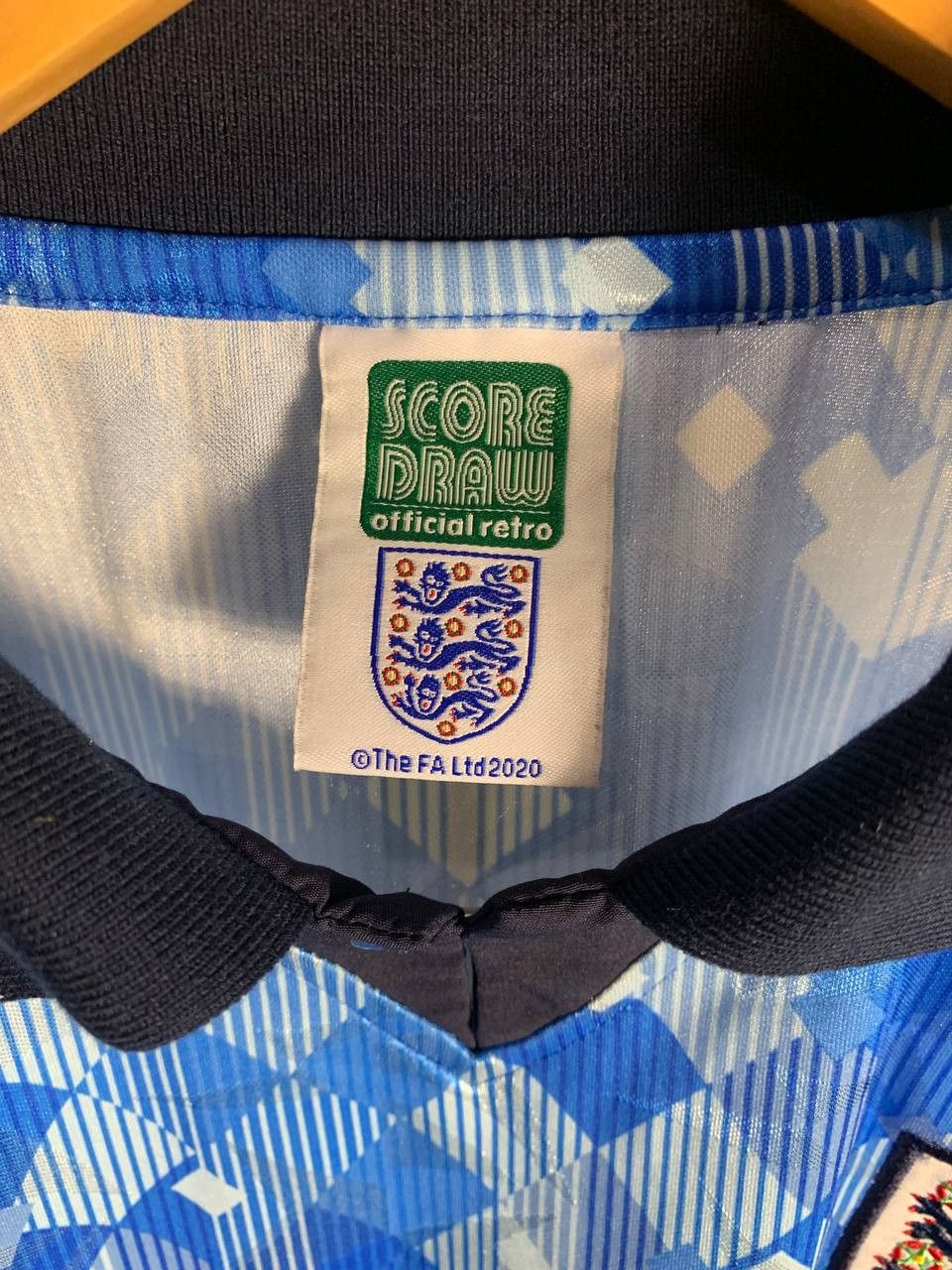 Vintage Very Rare Umbro England Retro Soccer Jersey Manchester Size US XL / EU 56 / 4 - 5 Thumbnail