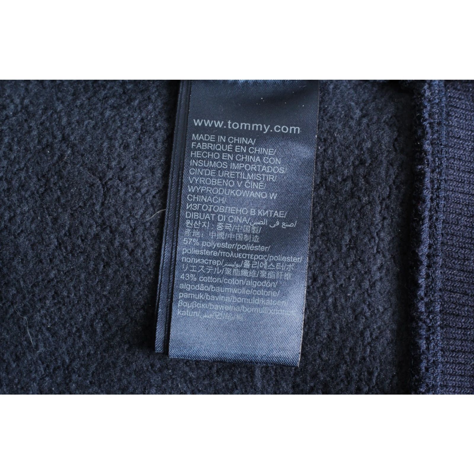 Tommy Hilfiger TOMMY HILFIGER JEANS Bomber Varsity Jacket Women XS MJ6133 Jacket Women XS Blue Size 26" / US 2 / IT 38 - 5 Thumbnail