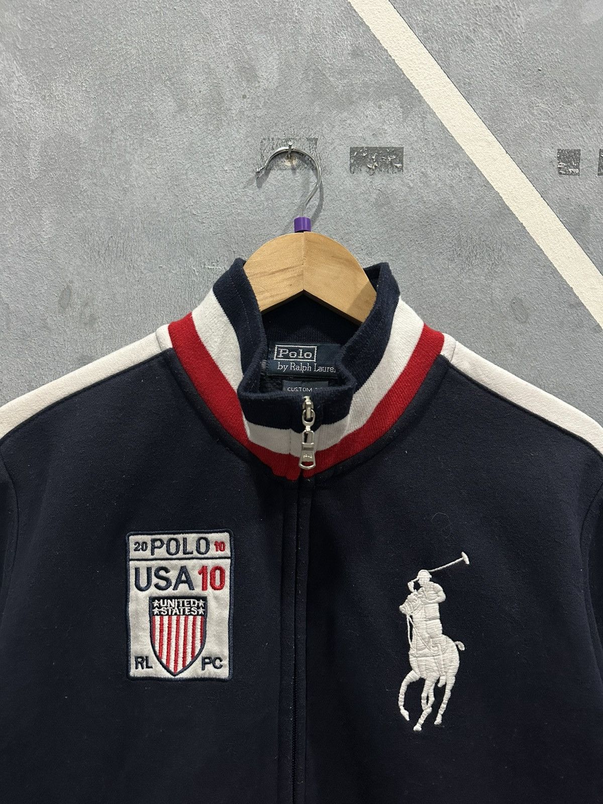 Polo Ralph Lauren Polo Ralph Lauren USA Zipper Sweatshirt Size US L / EU 52-54 / 3 - 2 Thumbnail