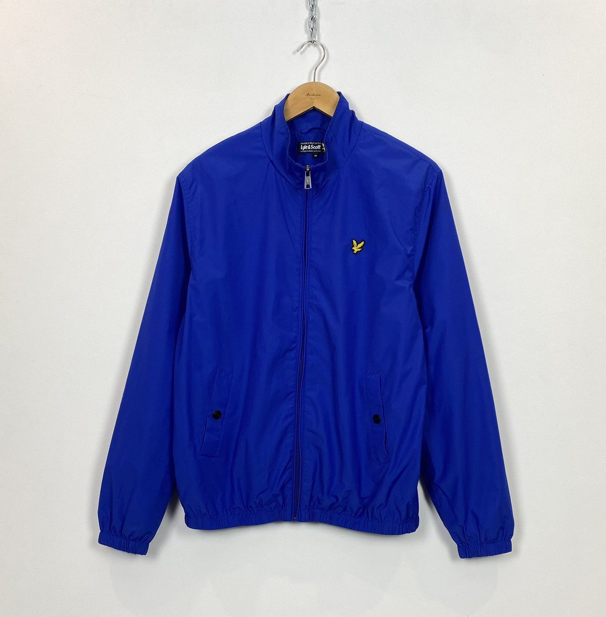 Lyle & Scott Lyle And Scott Men’s Blue Funnel Neck Jacket Size Medium Top Size US M / EU 48-50 / 2 - 1 Thumbnail