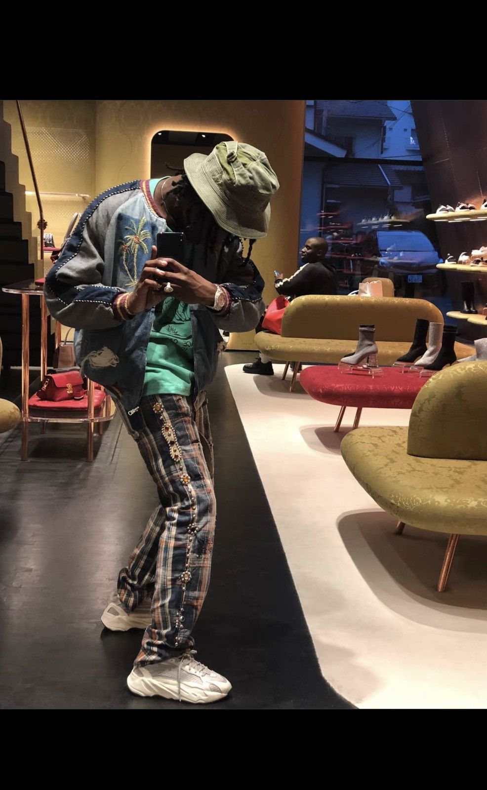 Kapital × Kapital Kountry Kapital S/S14 “ Sailor Ninja “ Plaid Gemstone Pant Size US 28 / EU 44 - 14 Thumbnail