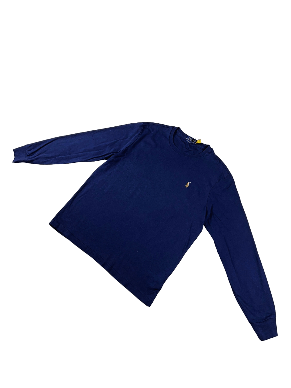 image of Ralph Laurent Longsleeve M in Navy, Men's (Size Medium)