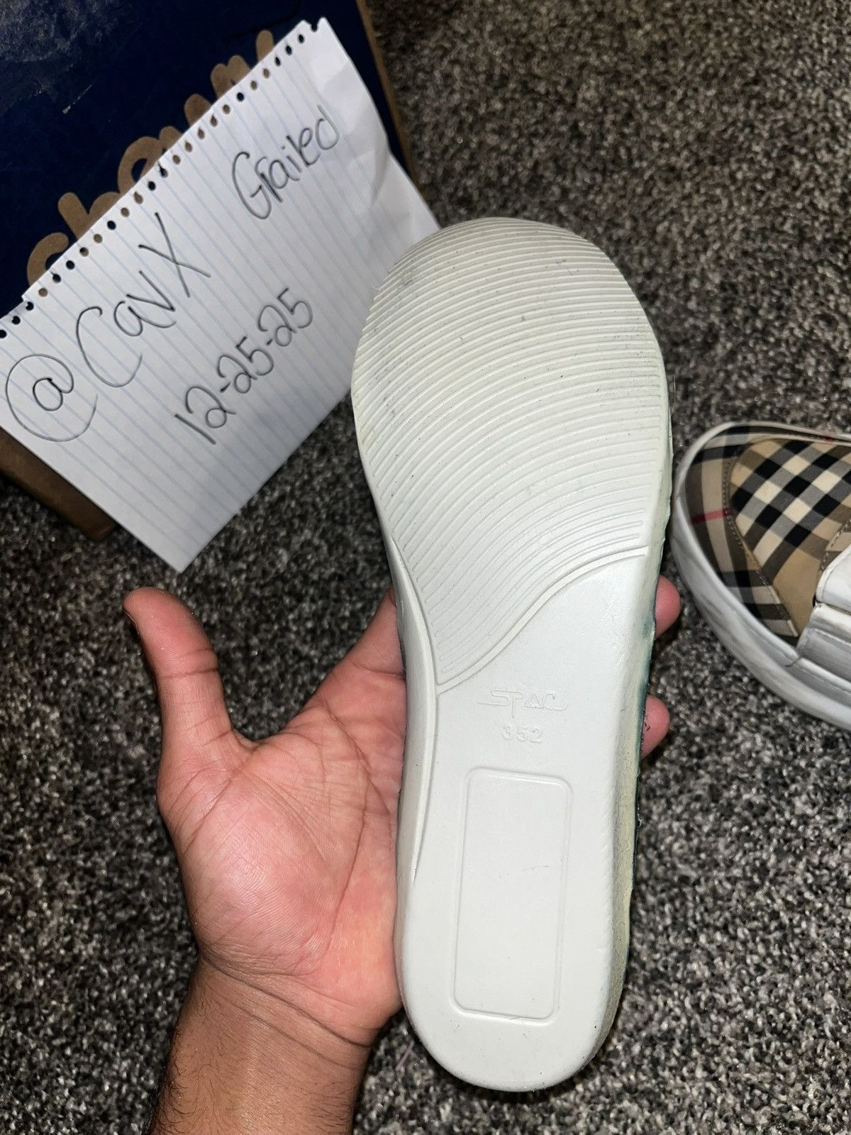 Burberry Burberry Regis Check Sneakers Size US 11 / EU 44 - 14 Thumbnail