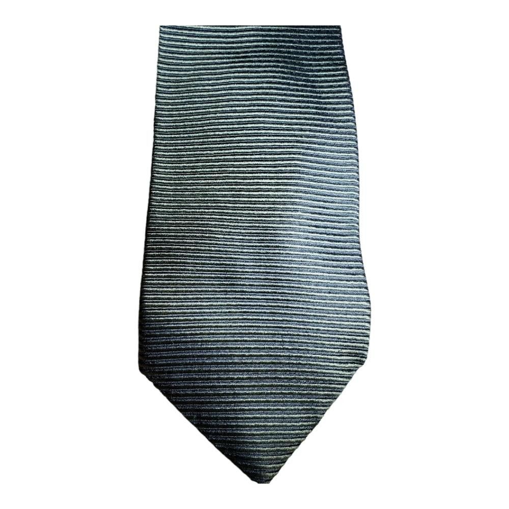 Designer T111 Anne Klein Vintage Silk Olive Tie 56" Size ONE SIZE - 2 Thumbnail