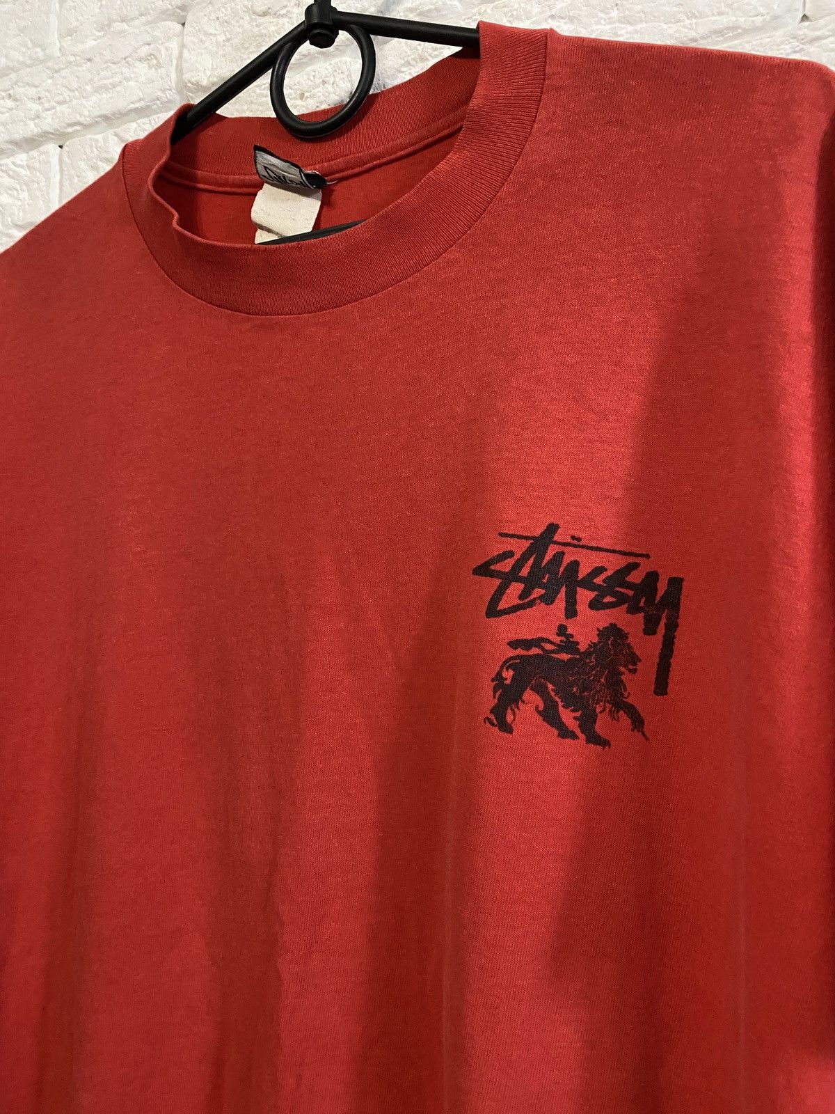 Stussy × Vintage Vintage 80s Stussy T-shirt Rasta Feelin Irie Size US L / EU 52-54 / 3 - 4 Thumbnail