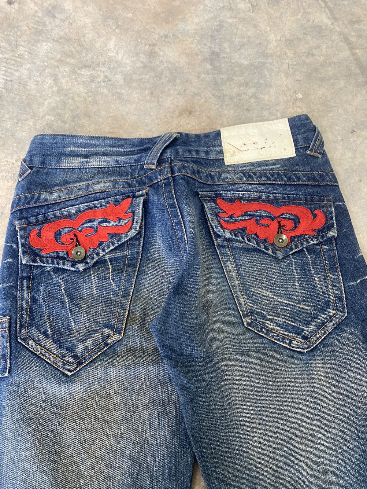 Hysteric Glamour Flare ☠️ Come Stai? Jeans Japan Punk Grunge Lgb 90s Size US 30 / EU 46 - 11 Thumbnail