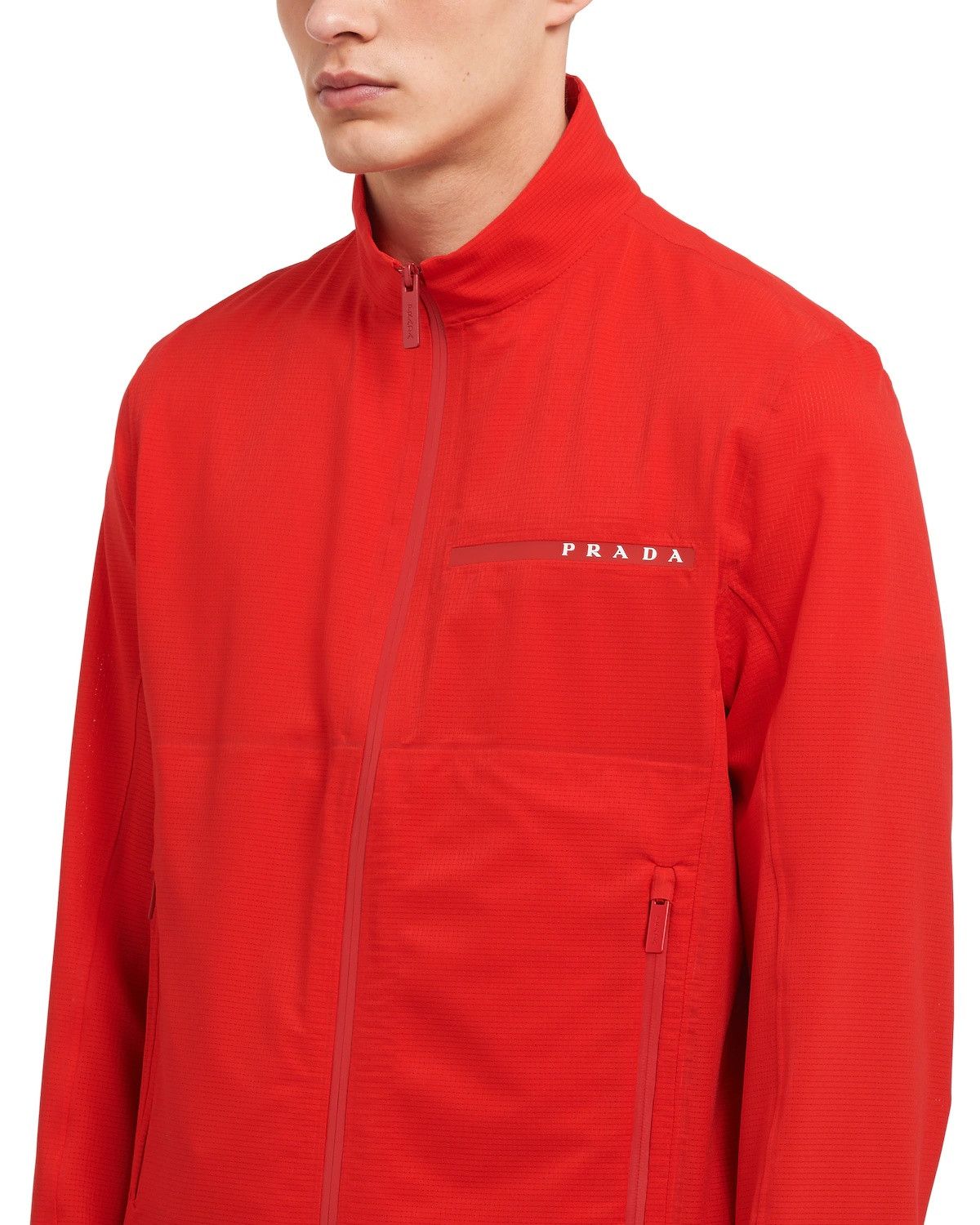 Prada o1la1rc1a0925 Light Bi-Stretch Jacket in Red Size US XL / EU 56 / 4 - 5 Thumbnail