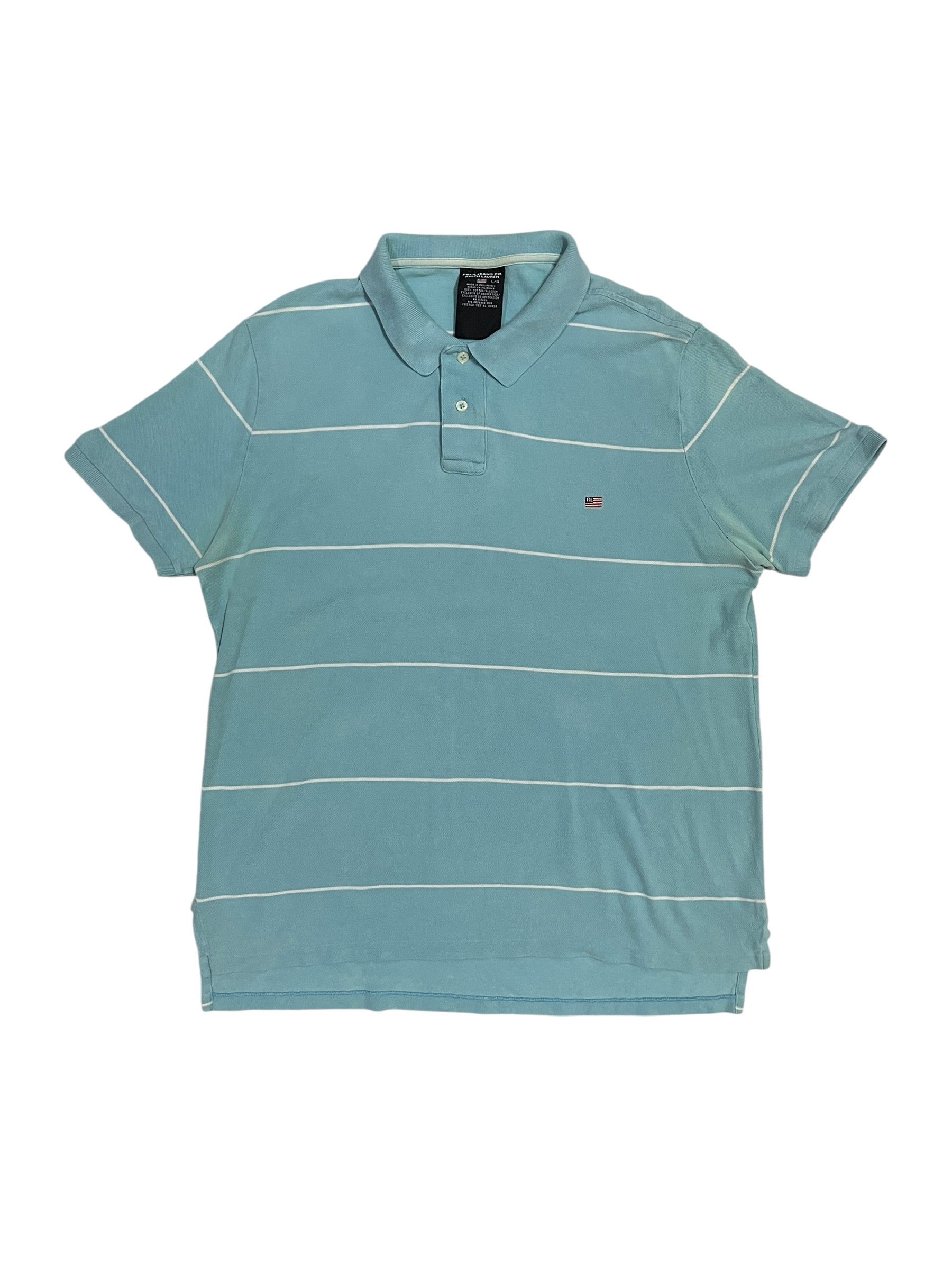Polo Ralph Lauren Vintage Polo Jeans Ralph Lauren Stripes Collared Tshirt Size US L / EU 52-54 / 3 - 1 Thumbnail