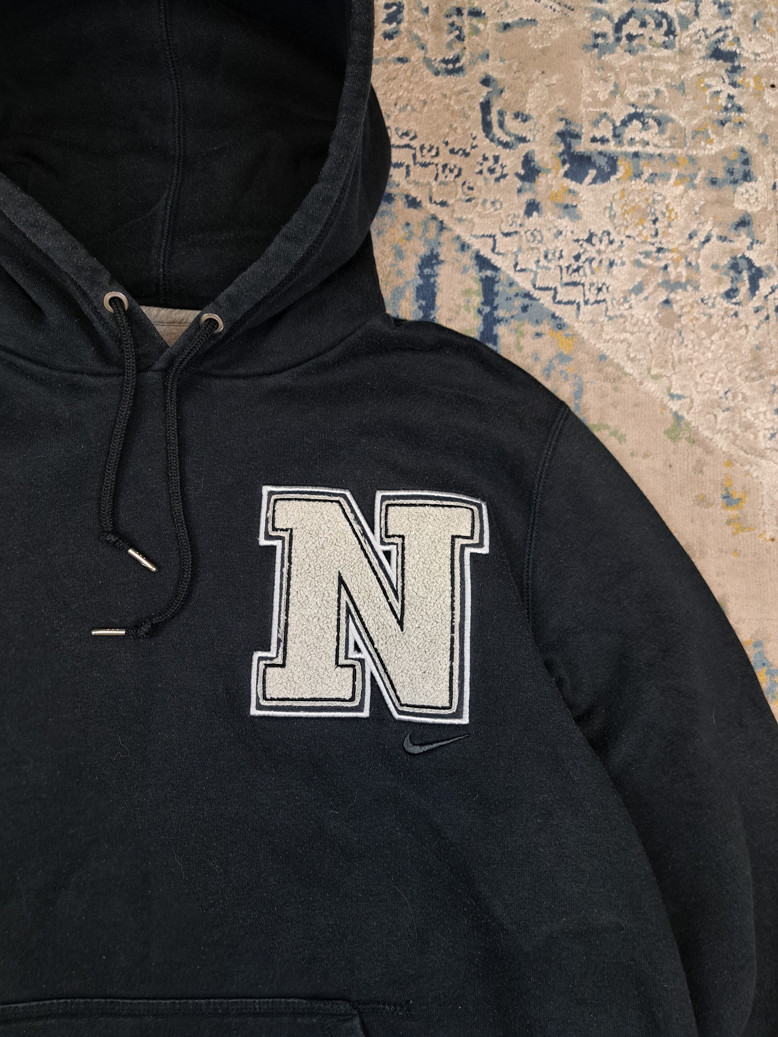 Nike Nike y2k Big N Frotte Logo Boxy Hoodie Streetwear Grail Size US L / EU 52-54 / 3 - 2 Thumbnail
