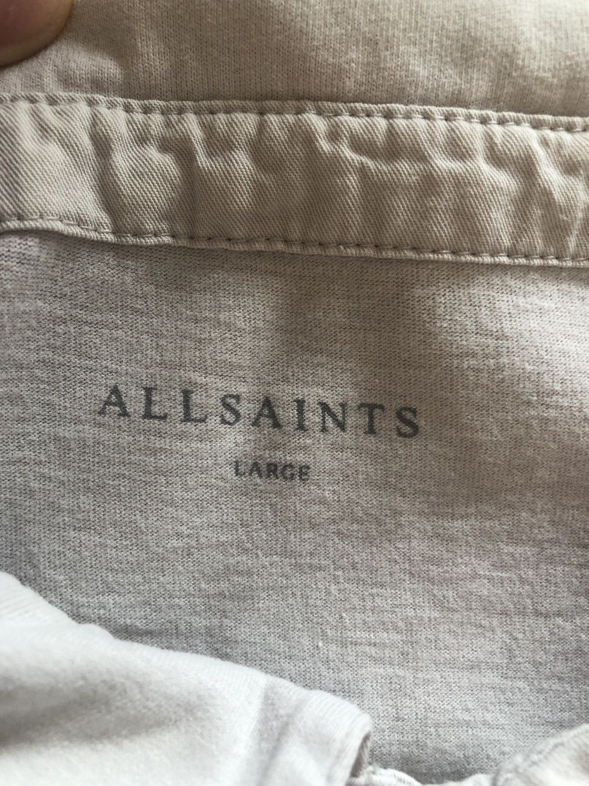 Allsaints ALLSAINTS VINTAGE CLASSIC QUALITY POLO SHIRT Size US L / EU 52-54 / 3 - 3 Thumbnail