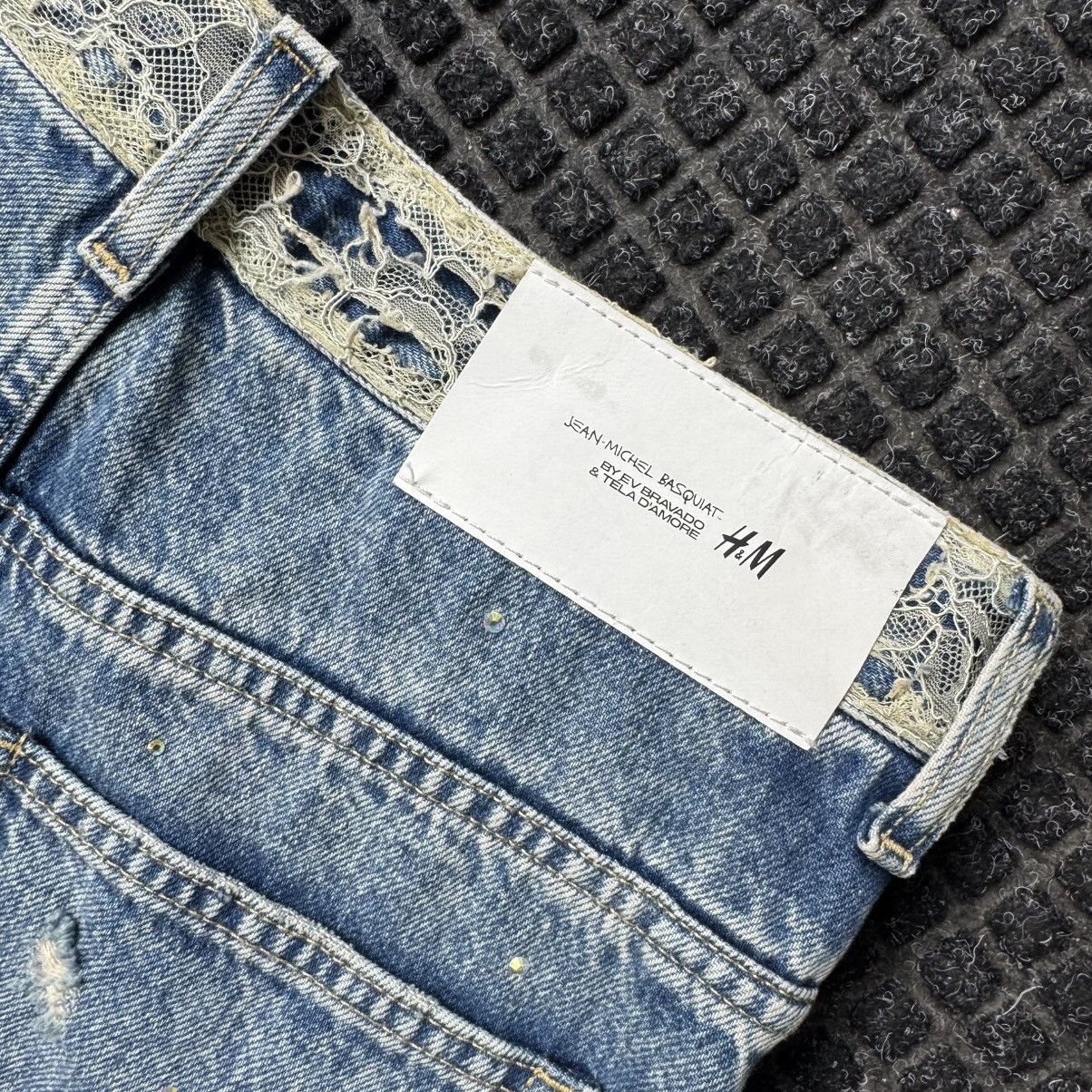 Who Decides War Who Decides War By MRDR BRVDO H&M Exclusive Basquiat Jeans Size US 30 / EU 46 - 5 Thumbnail