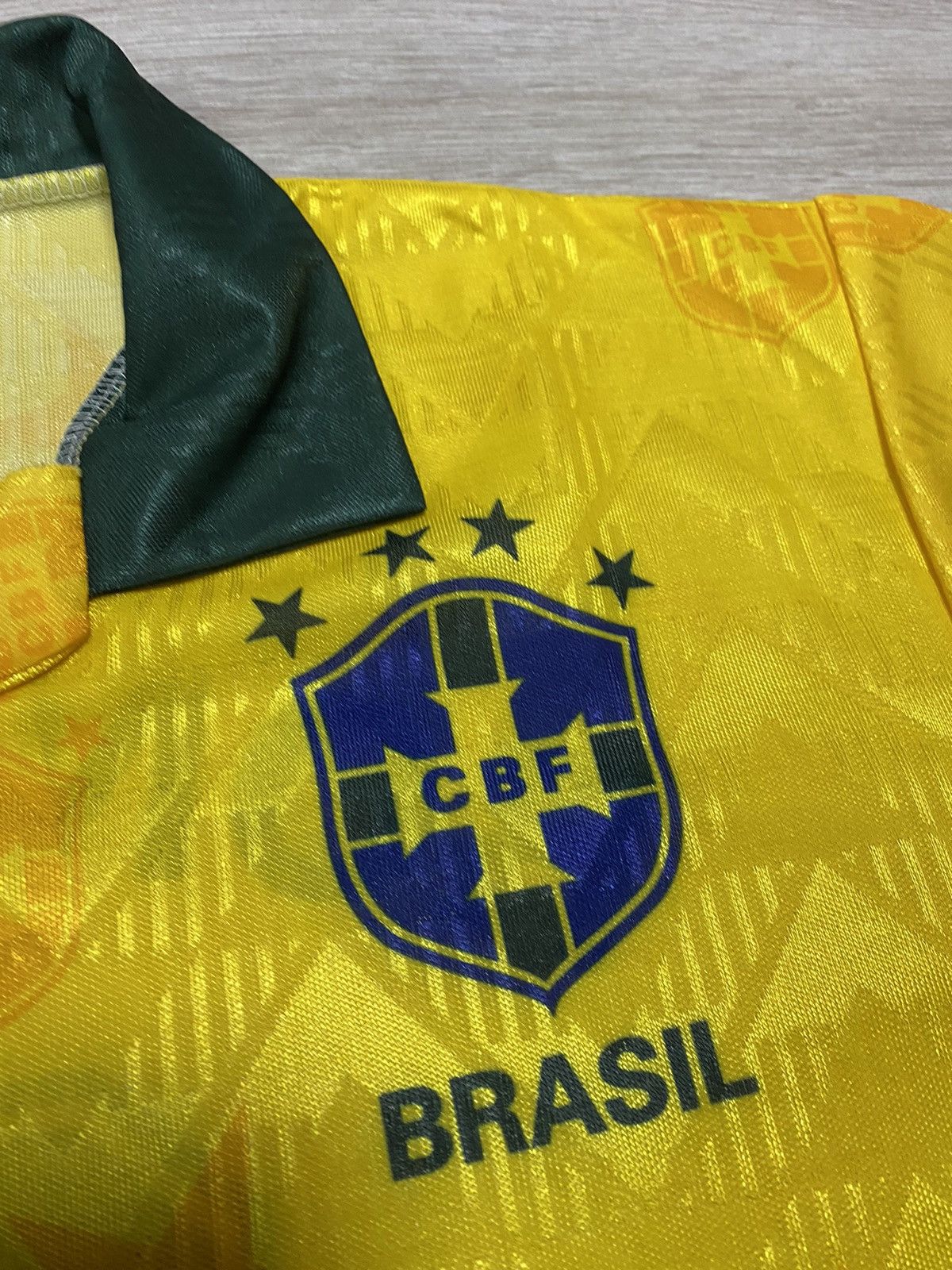 Vintage Vintage National team Brazil RONALDO #9 Made in Italy jersey Size US L / EU 52-54 / 3 - 6 Thumbnail