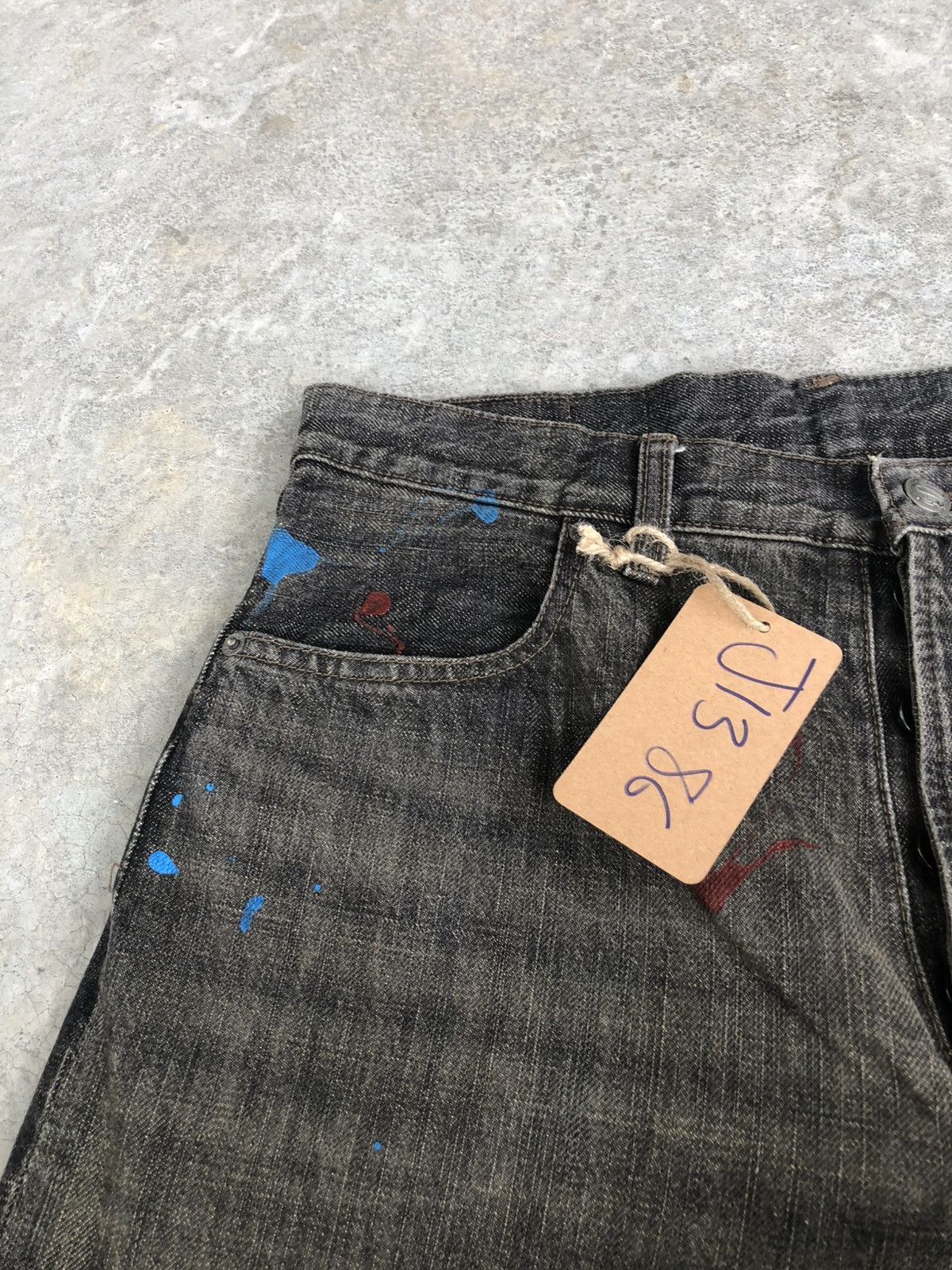 PPFM PPFM Punk Style Distressed Jeans Size US 32 / EU 48 - 14 Thumbnail