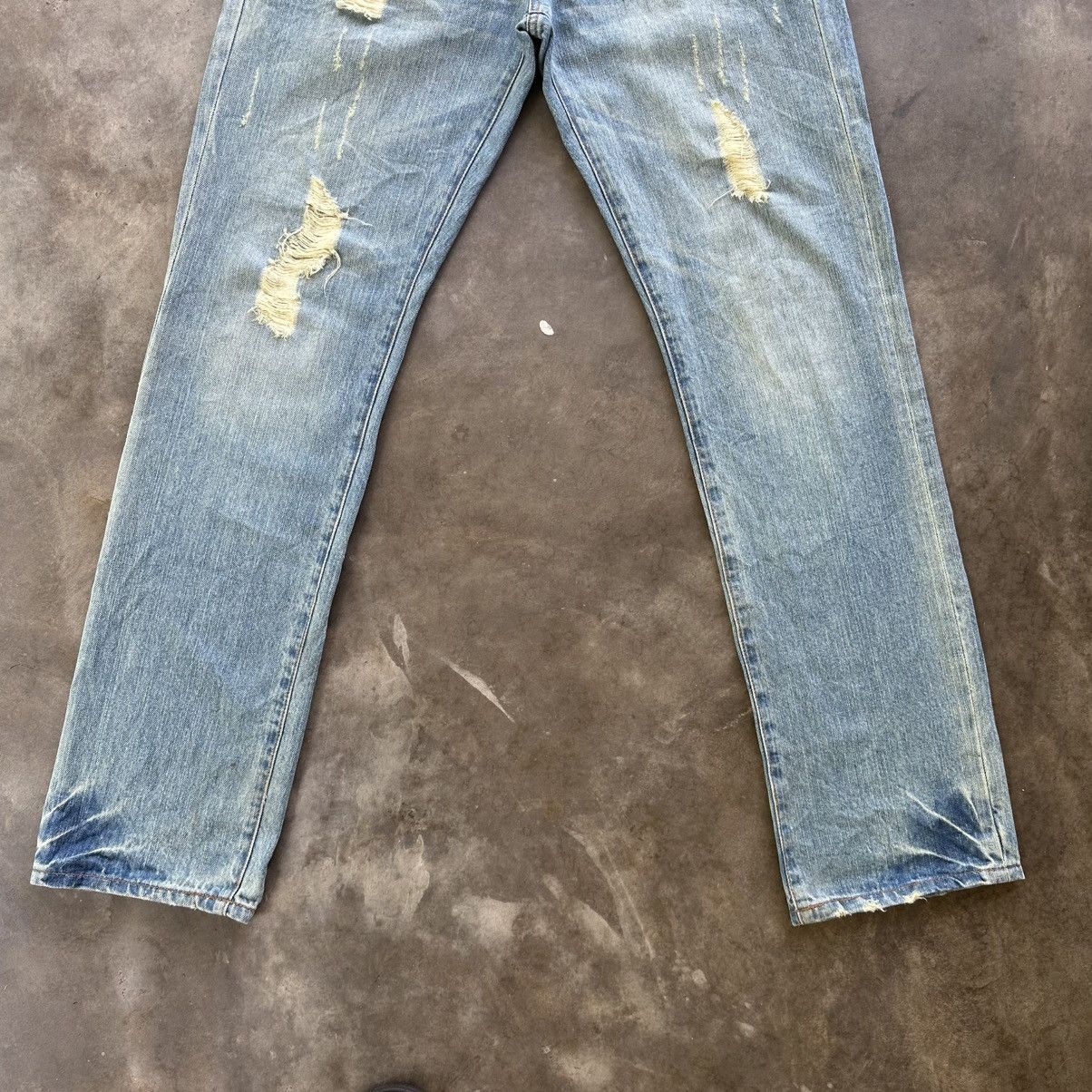 Japanese Brand Vintage Billabong Distressed Rusty Faded Denim Jean Pant Size US 34 / EU 50 - 2 Thumbnail