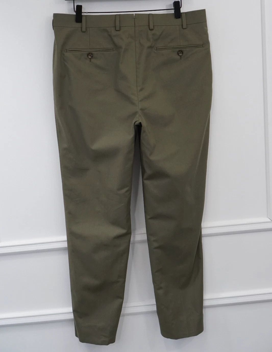 Suitsupply Men Suitsupply Pants Loro Piana Fabrics Stretch Khaki US40S Size 40S - 2 Thumbnail