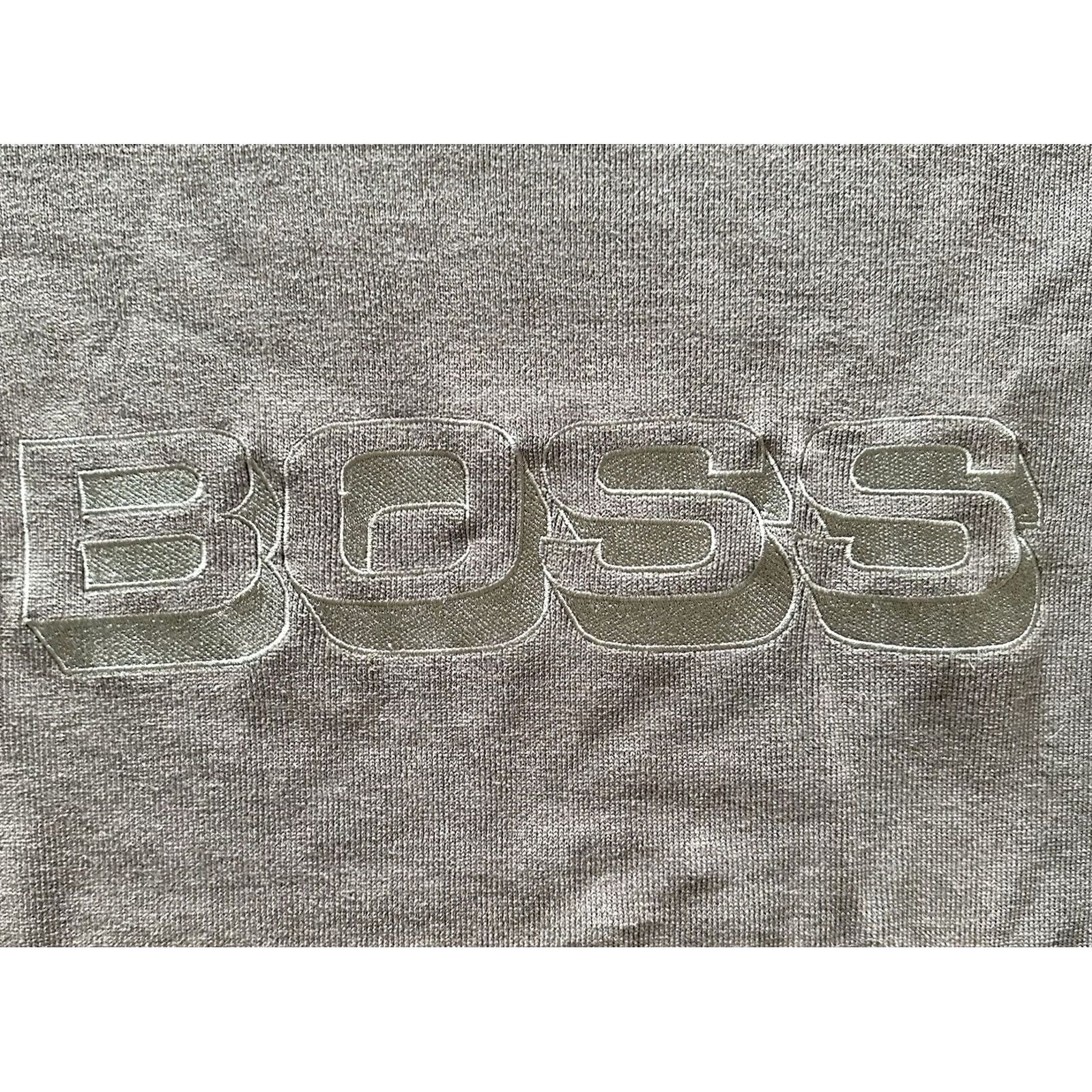 Hugo Boss VINTAGE Hugo Boss America Embroidered Crewneck Sweatshirt XL Olive Unisex Adults 90s Oversized Pullover Cotton Blend Size US XL / EU 56 / 4 - 2 Thumbnail