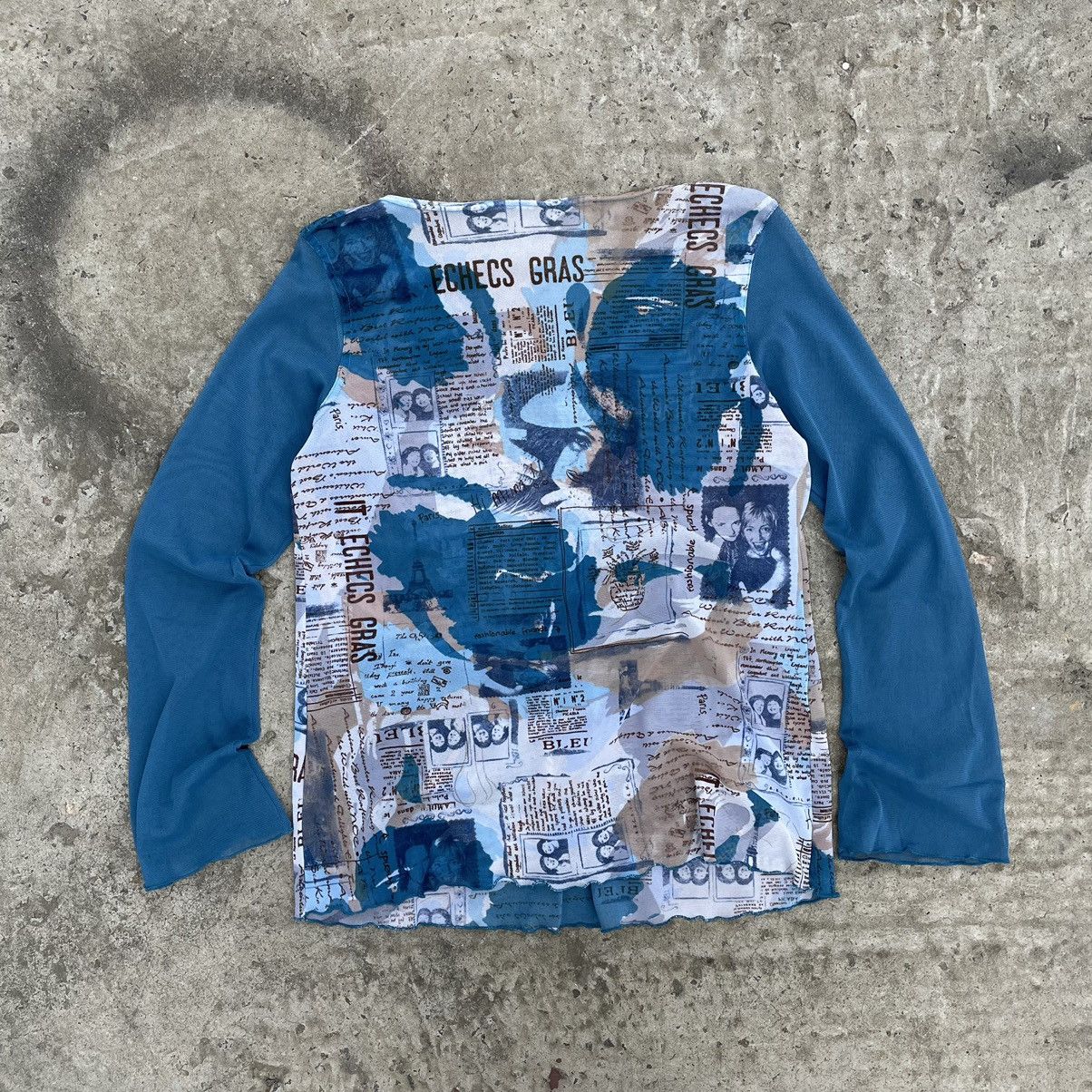Japanese Brand × Vintage Vintage Japanese Style Long-sleeve T-shirts Avantgarde Y2K Size L / US 10 / IT 46 - 3 Thumbnail