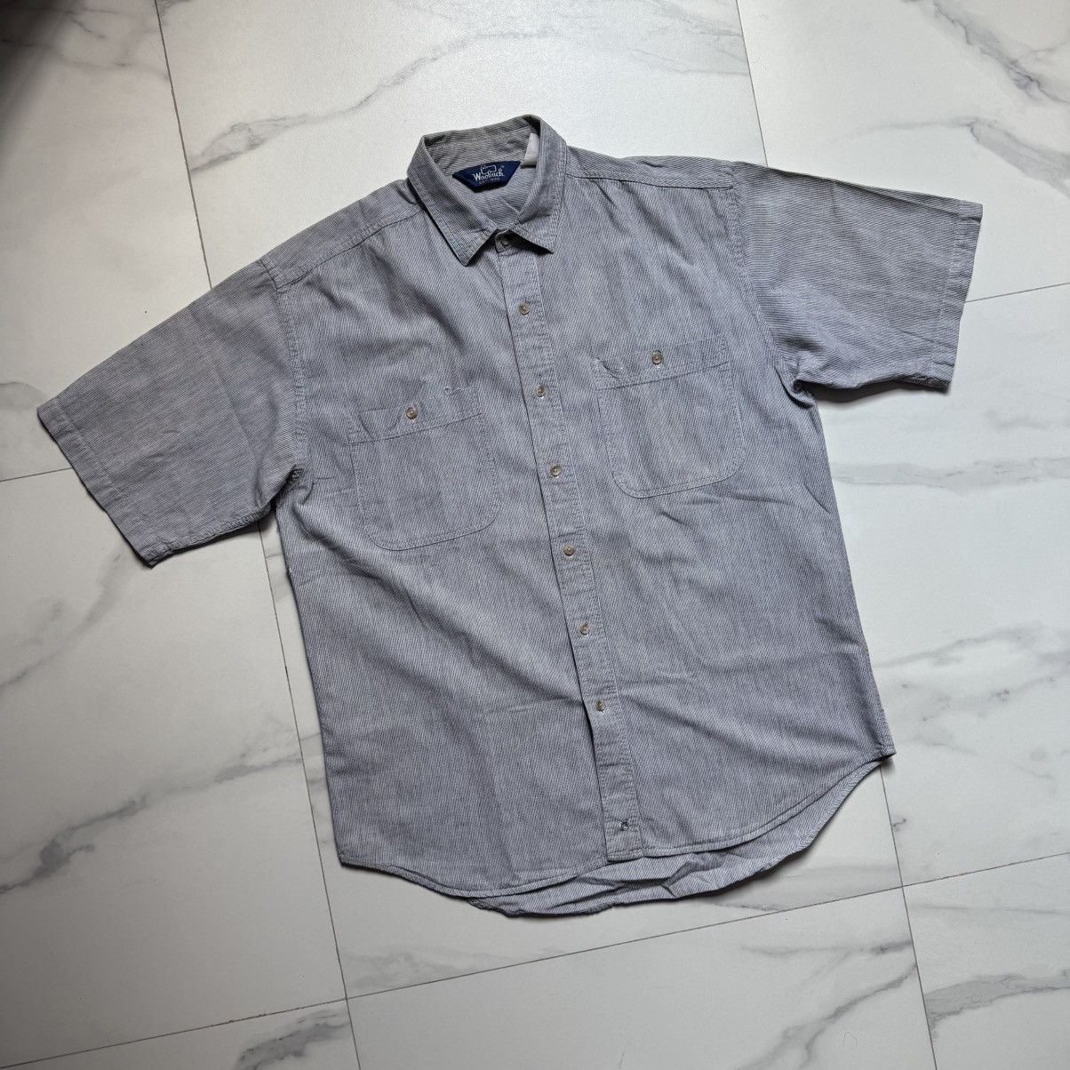 Woolrich Woolen Mills Vintage 80s Woolrich Distressed Shirt Size US L / EU 52-54 / 3 - 3 Thumbnail