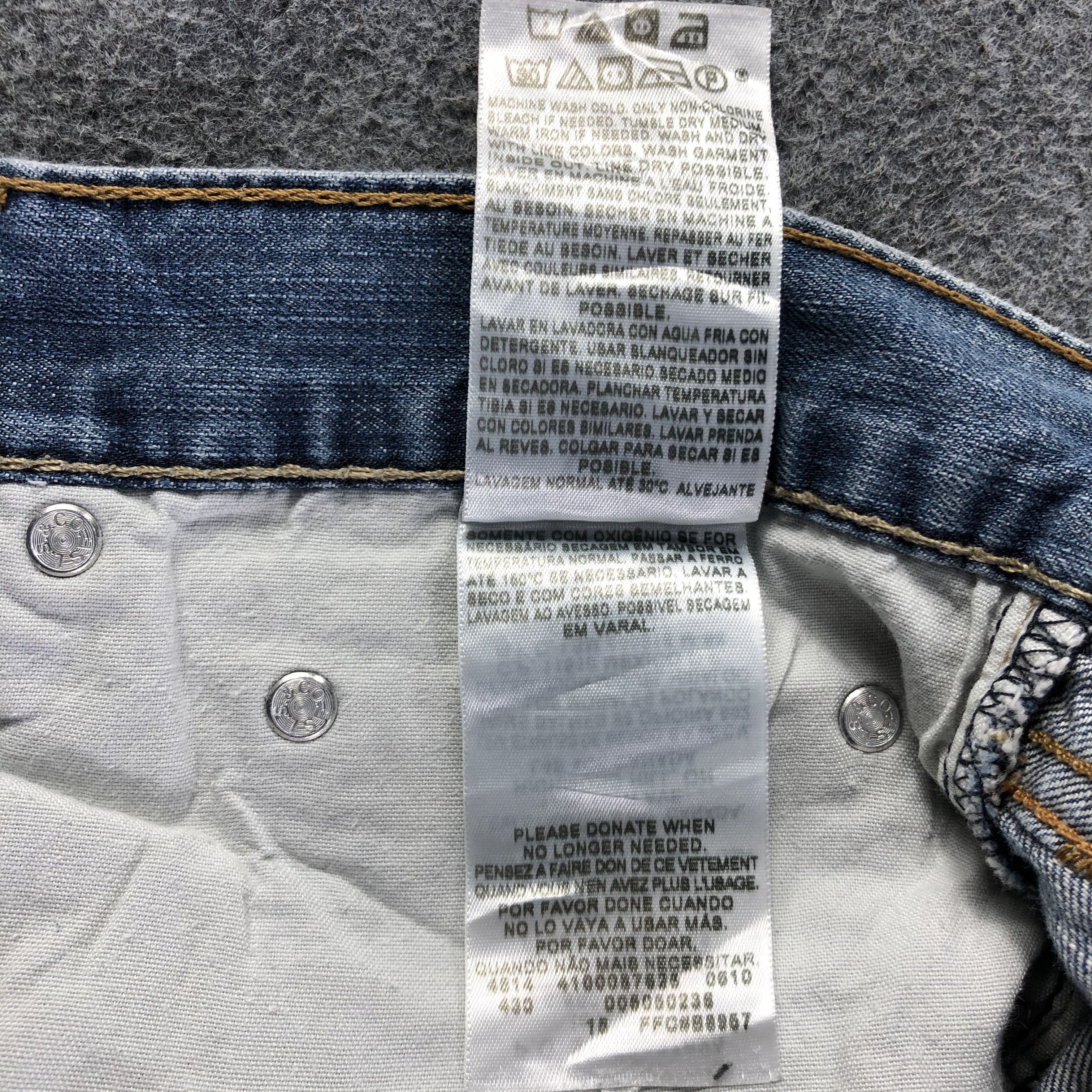 Levi's Vintage Blue Wash Levis 505 Jeans-J3134 Size US 38 / EU 54 - 11 Thumbnail