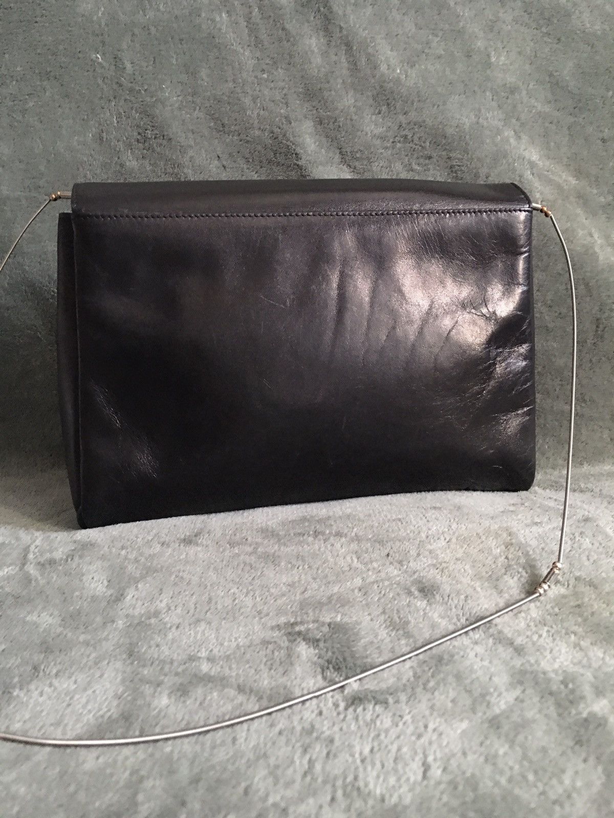Bally BALLY Black Leather Vintage Shoulder Clutch Bag Size ONE SIZE - 4 Thumbnail