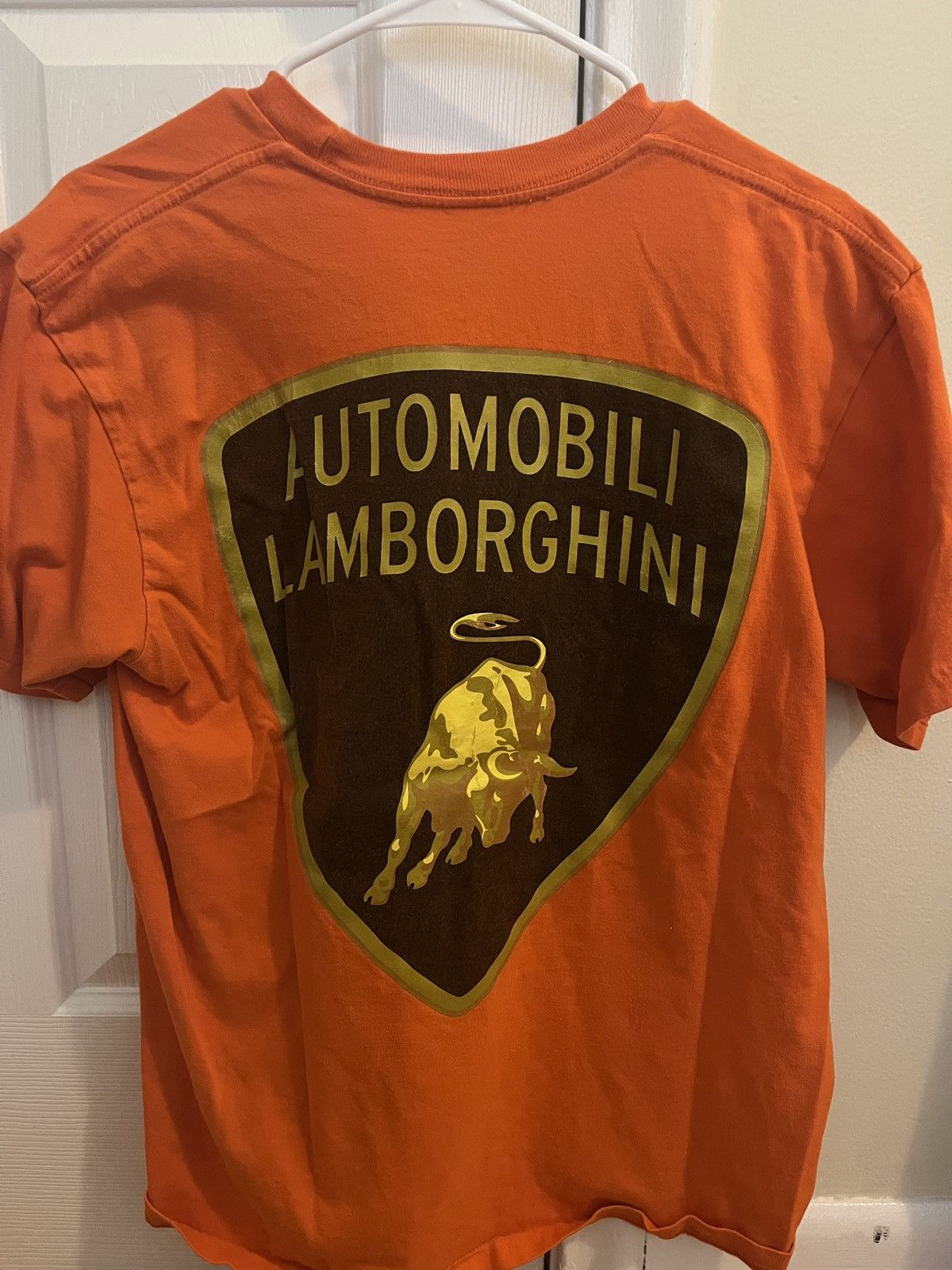 Supreme Supreme Lamborghini Tee Orange Size US M / EU 48-50 / 2 - 2 Thumbnail