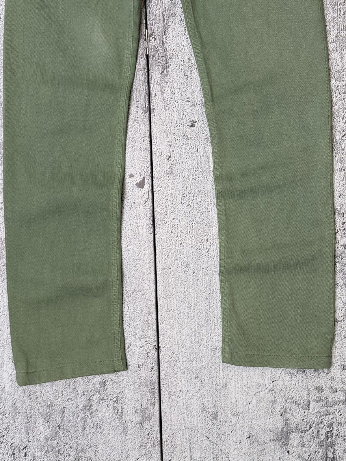 Loro Piana Loro Piana Green Jeans Denim Pants Chino Trousers Metal Logo Size US 30 / EU 46 - 12 Thumbnail