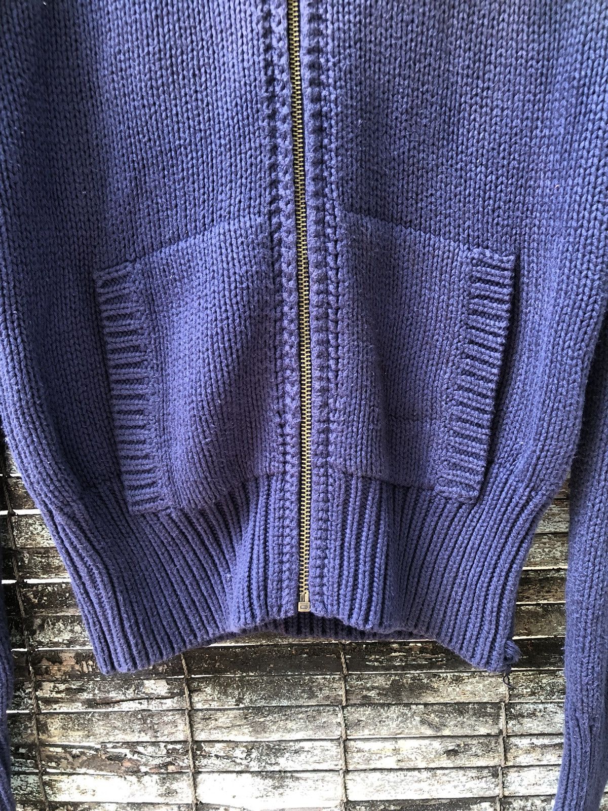 Polo Ralph Lauren Vintage 90s U.S.R.L Polo Ralph Lauren Zipper Knit Sweater Size S / US 4 / IT 40 - 7 Thumbnail