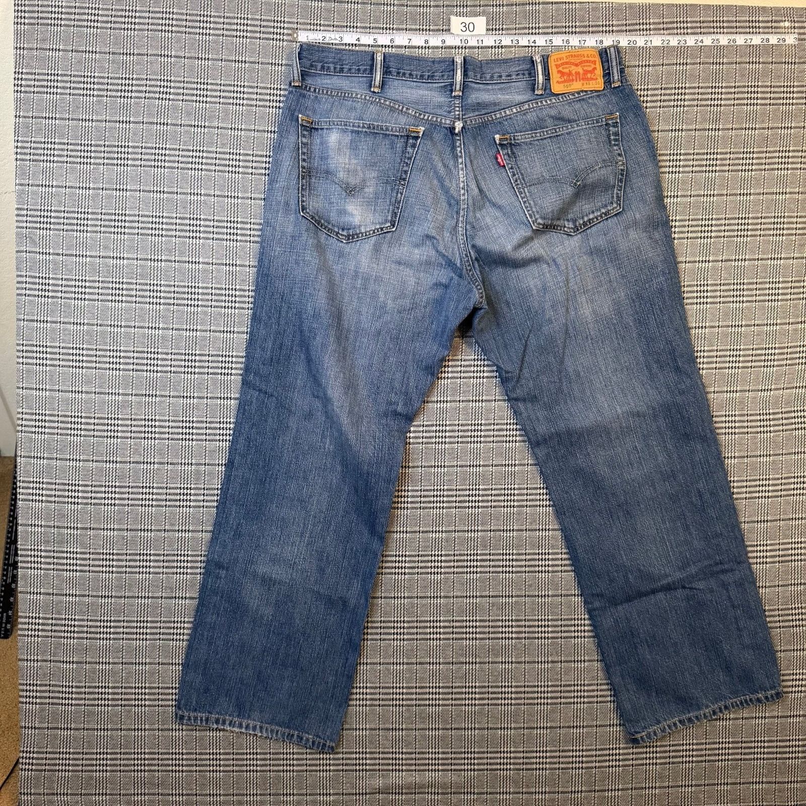 Levi's Levi's 559 Men's Jeans Light Blue Denim Classic Fit 38x30 Size US 38 / EU 54 - 1 Thumbnail