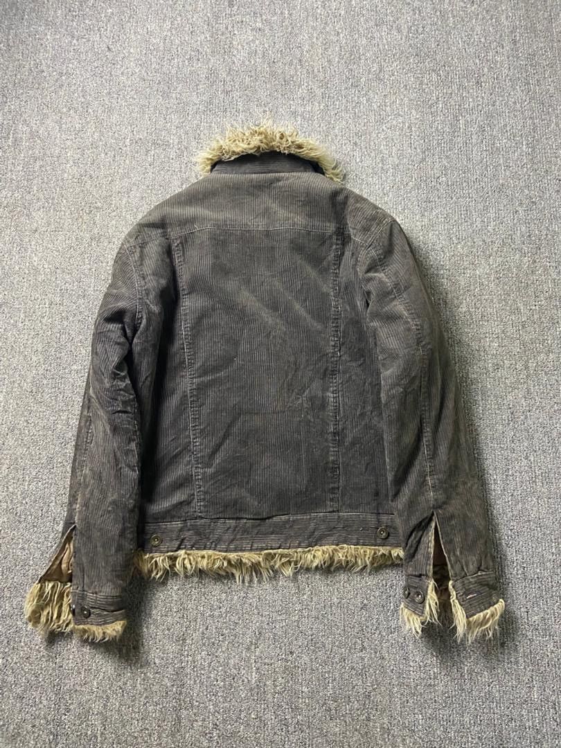 Japanese Brand Japanese Brand Faux Fur Denim Jacket (198) Size US L / EU 52-54 / 3 - 2 Thumbnail
