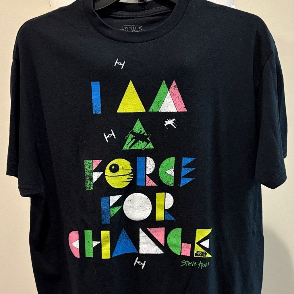 Star Wars Star Wars Steve Aoki I Am A Force for Change Tee Shirt Large Size US L / EU 52-54 / 3 - 1 Thumbnail