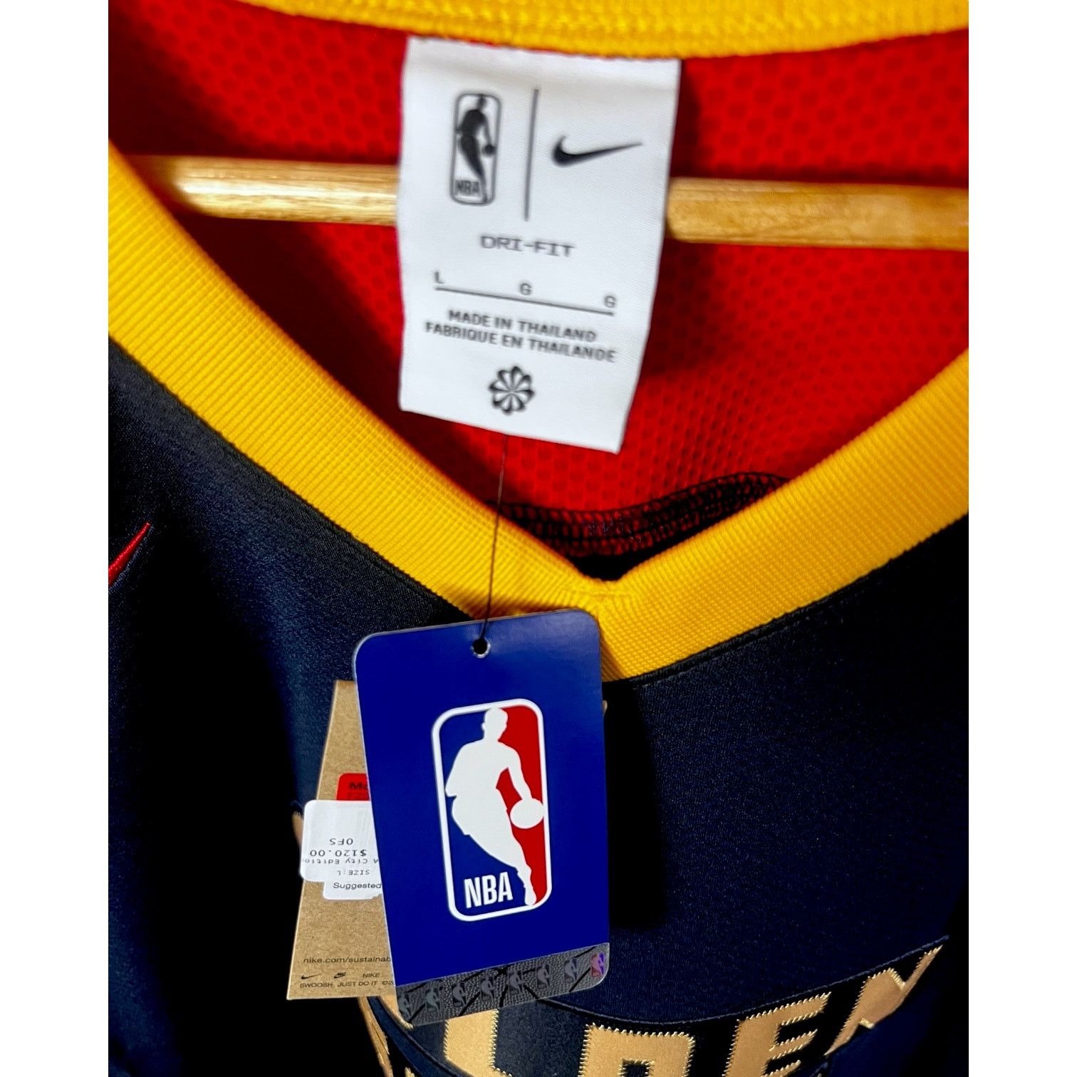 Nike NWT Golden State Warriors City Jersey NBA Nike - $120 Retail Size US L / EU 52-54 / 3 - 3 Thumbnail