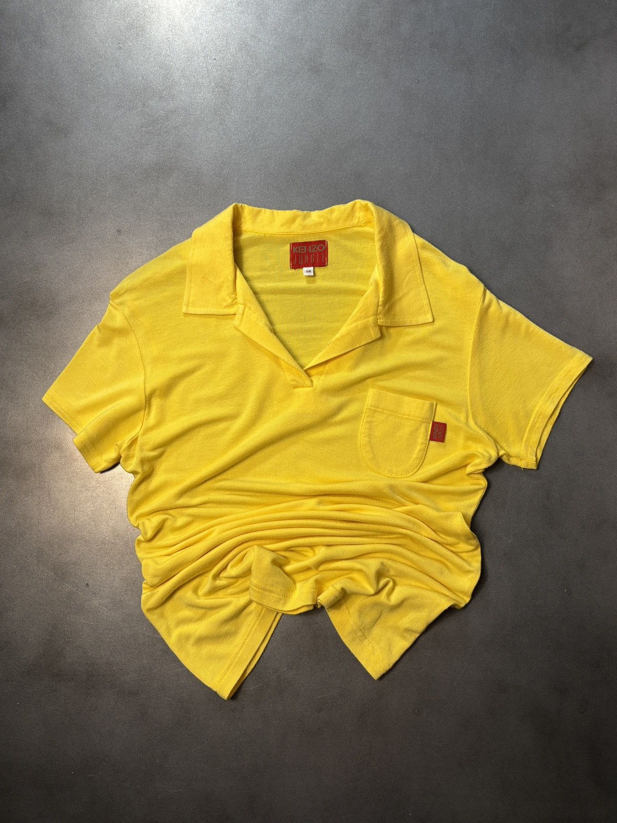 Kenzo × Vintage Vintage Kenzo Jungle Polo Shirt 1990s Kenzo Short Sleeve Y2K Size S / US 4 / IT 40 - 1 Thumbnail