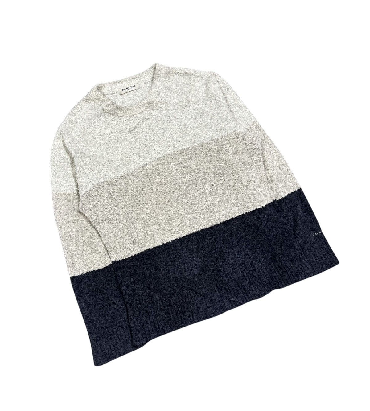 Japanese Brand Gelato Pique Homme Color Block Jumper Pullover Size US M / EU 48-50 / 2 - 5 Thumbnail