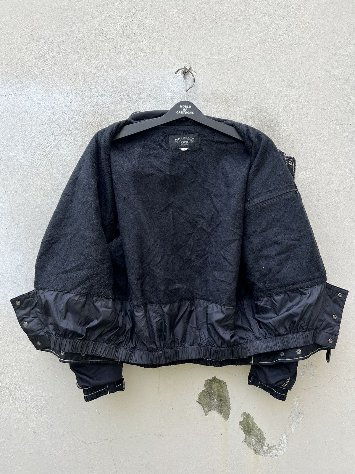 Billabong × Vintage Vintage 90s Billabong Hybrid Bomber Lined Jacket Size US M / EU 48-50 / 2 - 19 Thumbnail