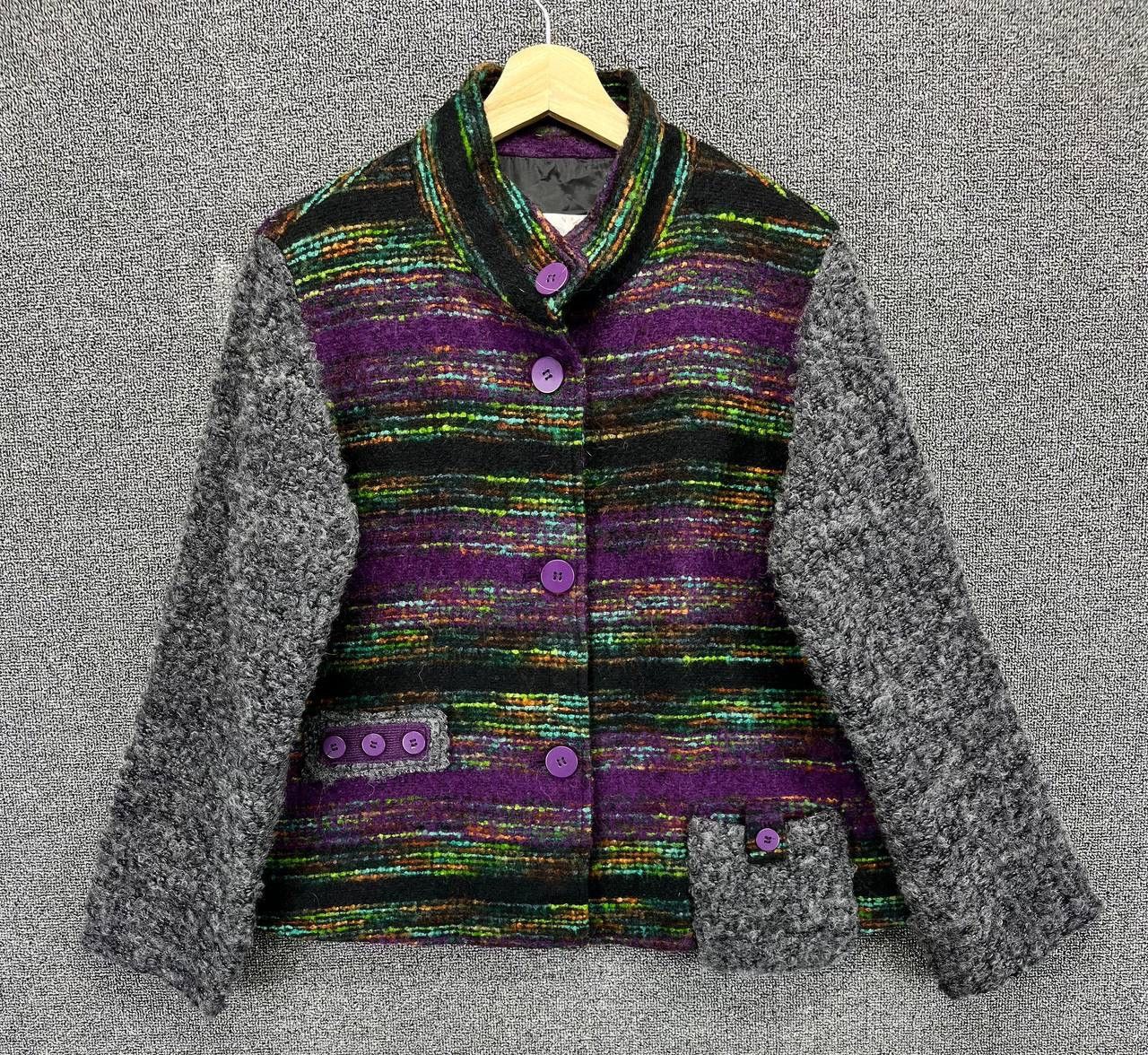 Japanese Brand Vintage Akawe Japanese Luxury Style Wool Cardigan Jacket Size M / US 6-8 / IT 42-44 - 1 Thumbnail