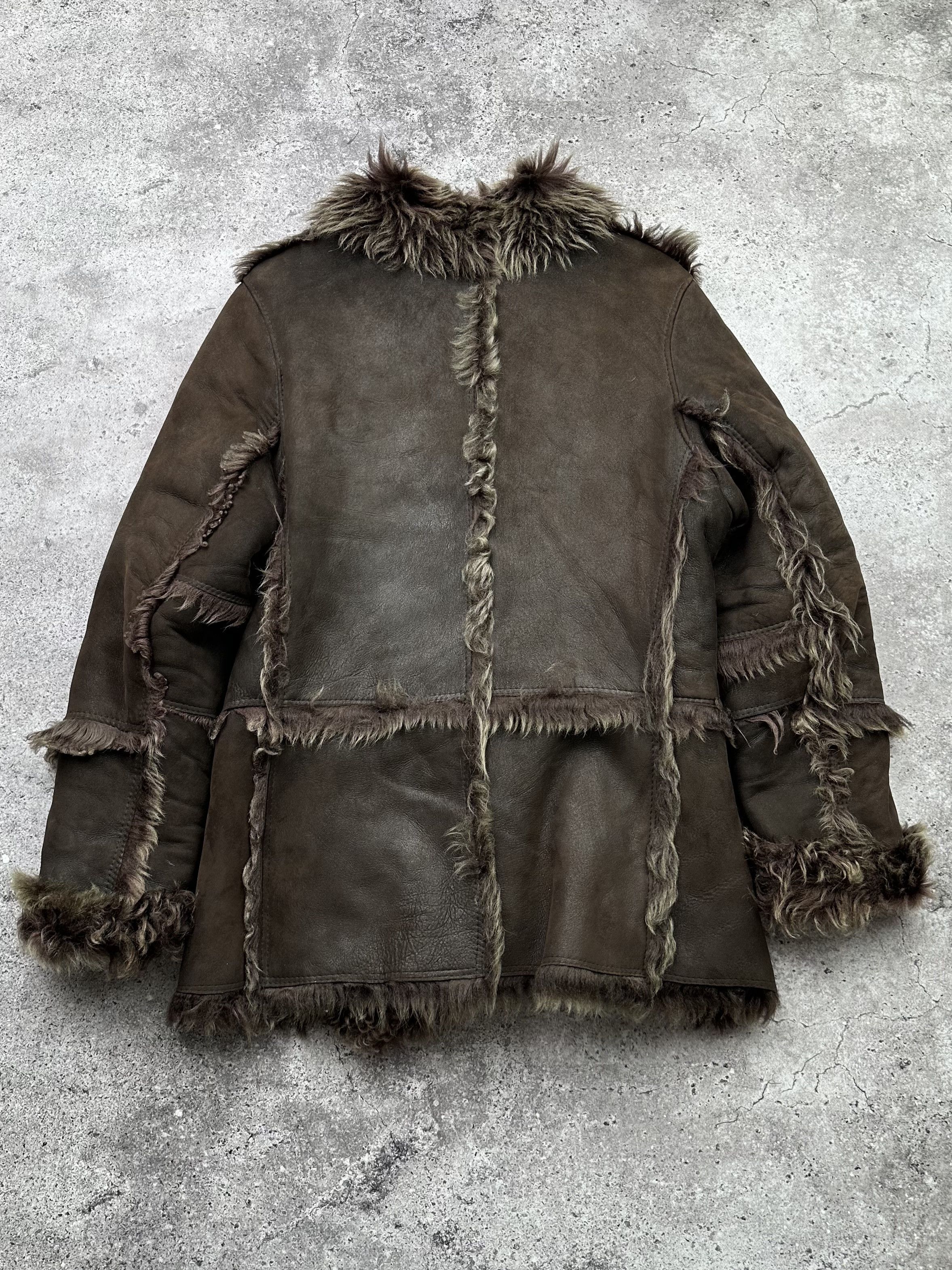 Japanese Brand Vintage Real Sheepskin Coat C267(V97) Size M / US 6-8 / IT 42-44 - 5 Thumbnail